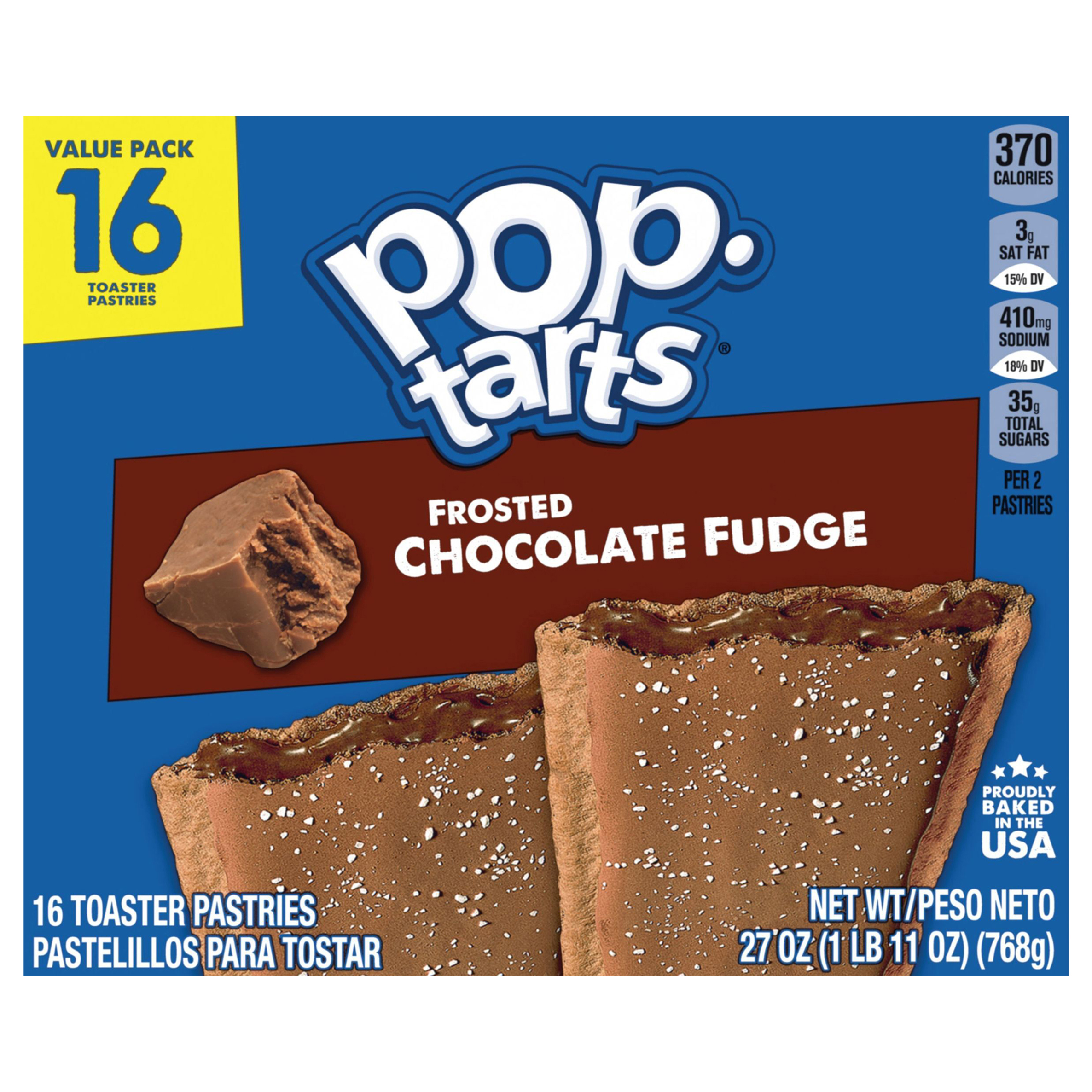 Toaster Pastries, Chocolate Fudge, Frosted, Value Pack
