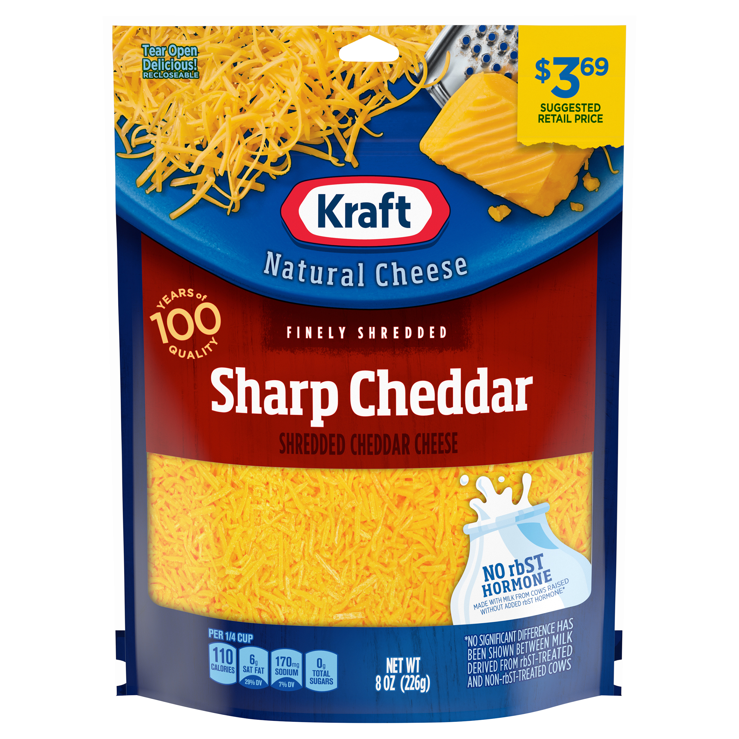 Shredded Cheese, Sharp Cheddar
