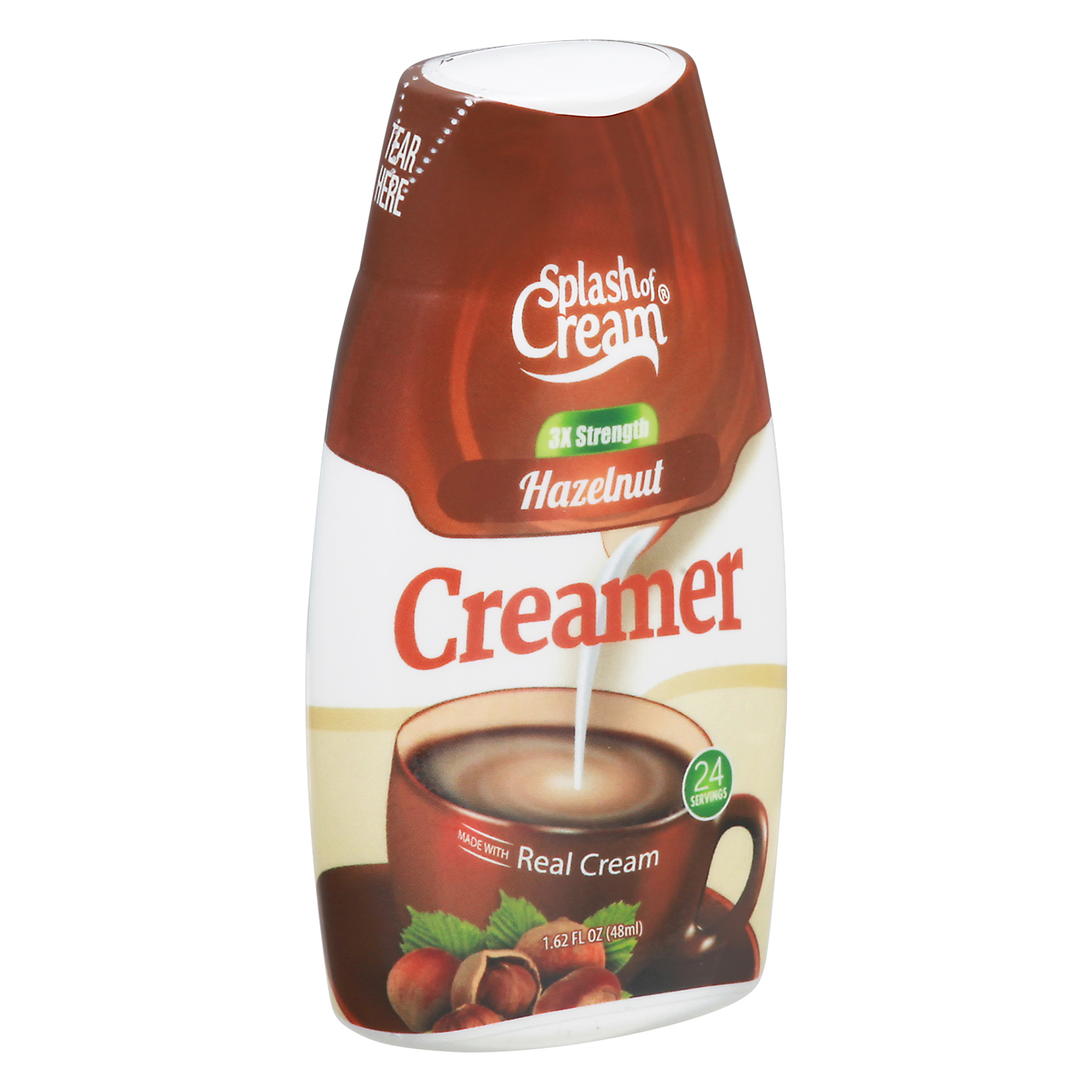 Splash Of Cream 3x Strength Hazelnut Creamer 1.62 Fl Oz
