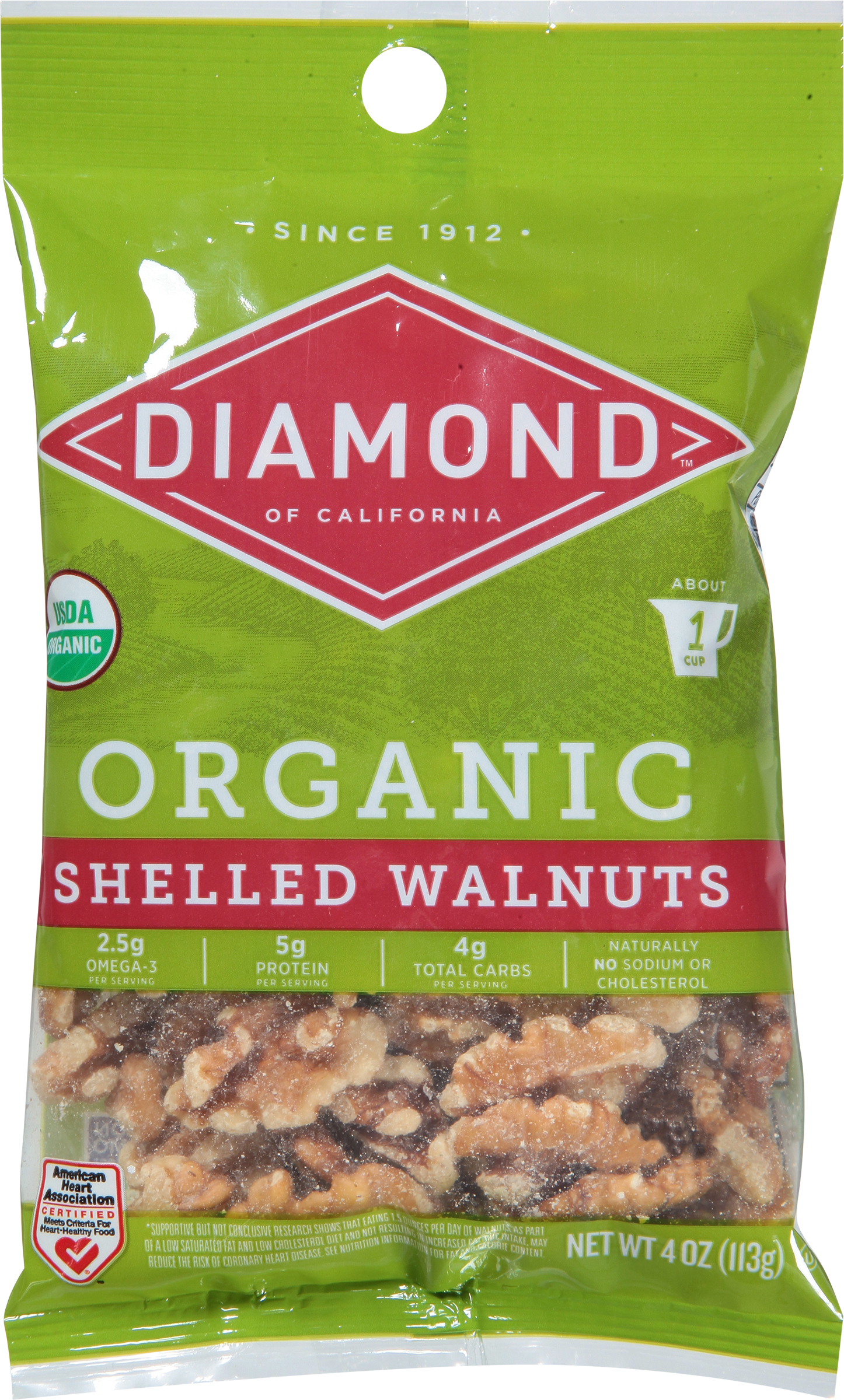 Walnuts, Organic, Shelled