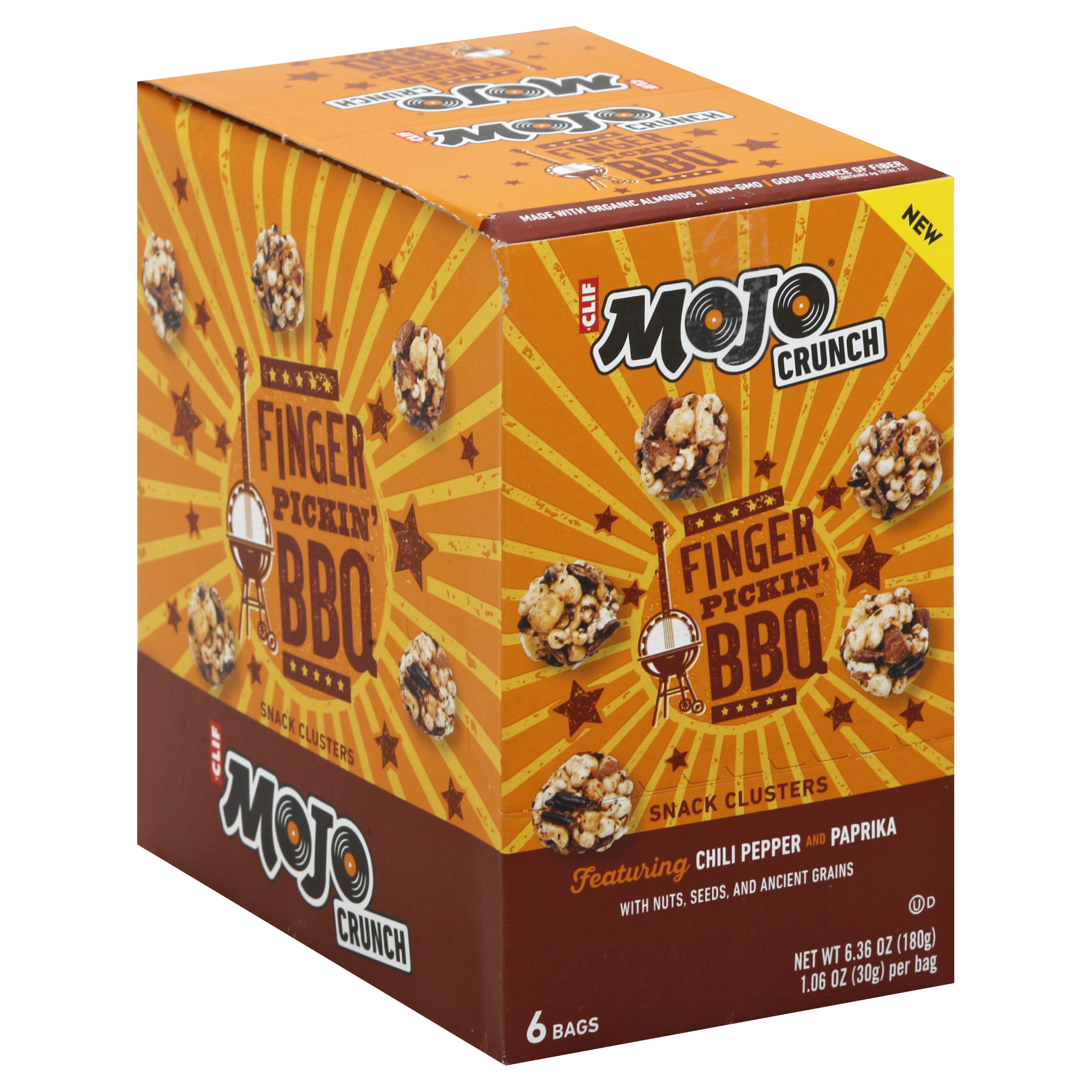 Clif Mojo Crunch Snack Clusters 6 Ea