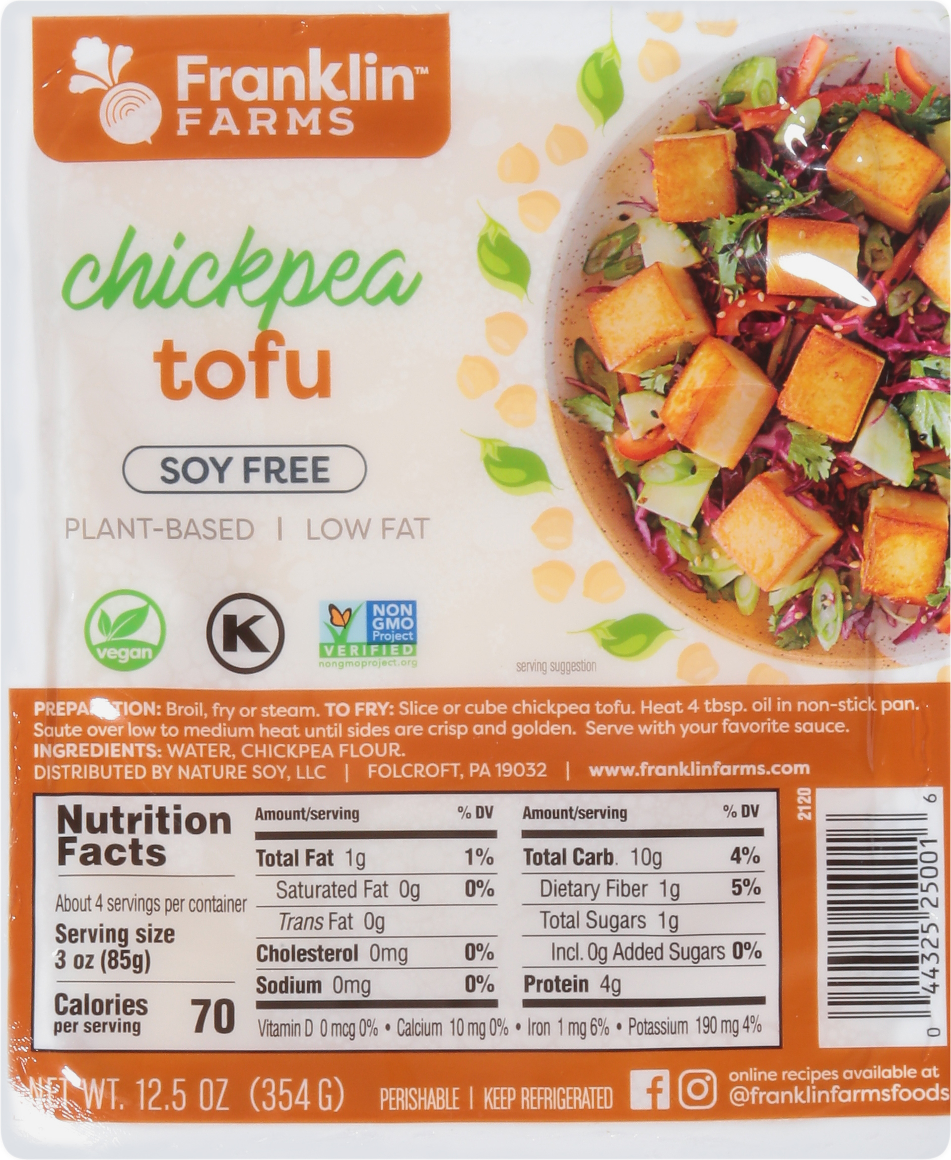 Tofu, Chickpea