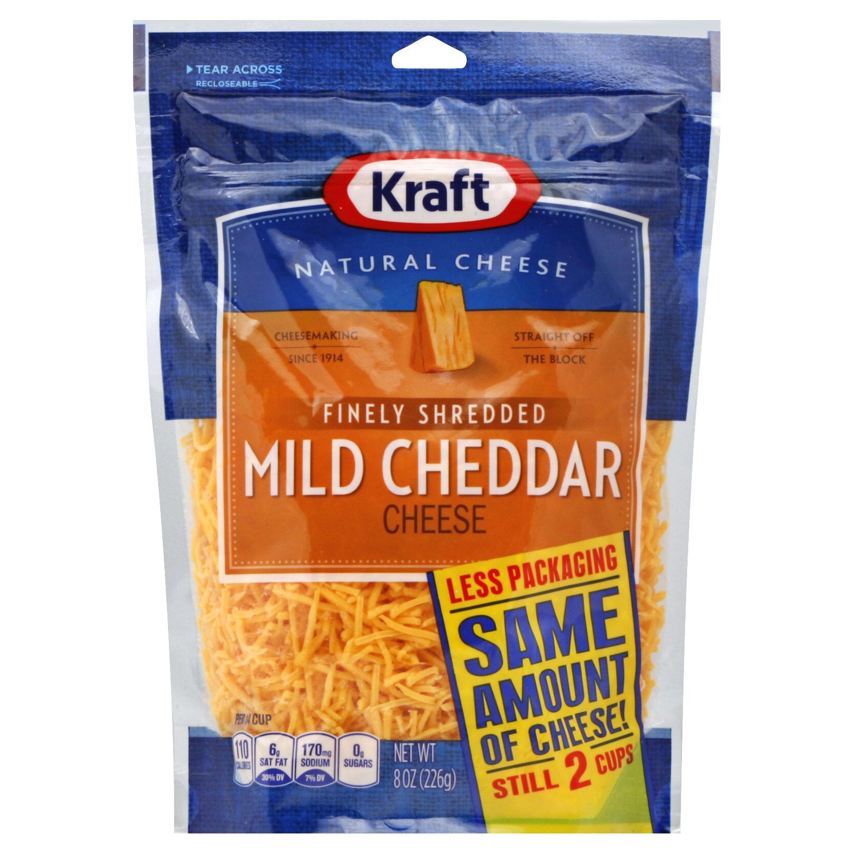 Kraft Finely Shredded Cheese 8 Oz