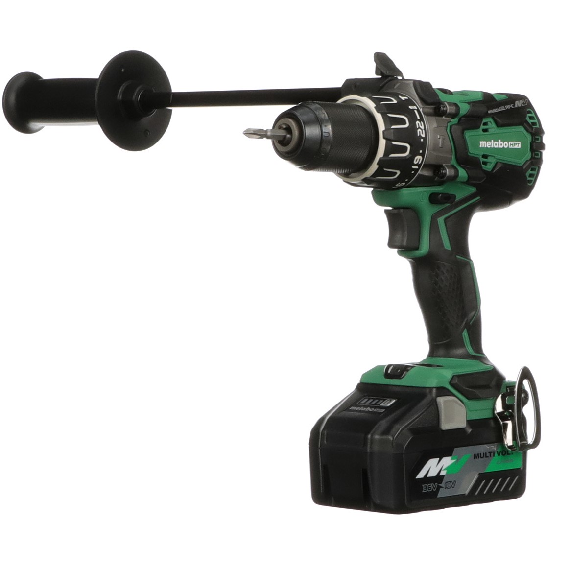 White Cap | Metabo HPT 36V Multivolt Brushless Hammer Drill Kit