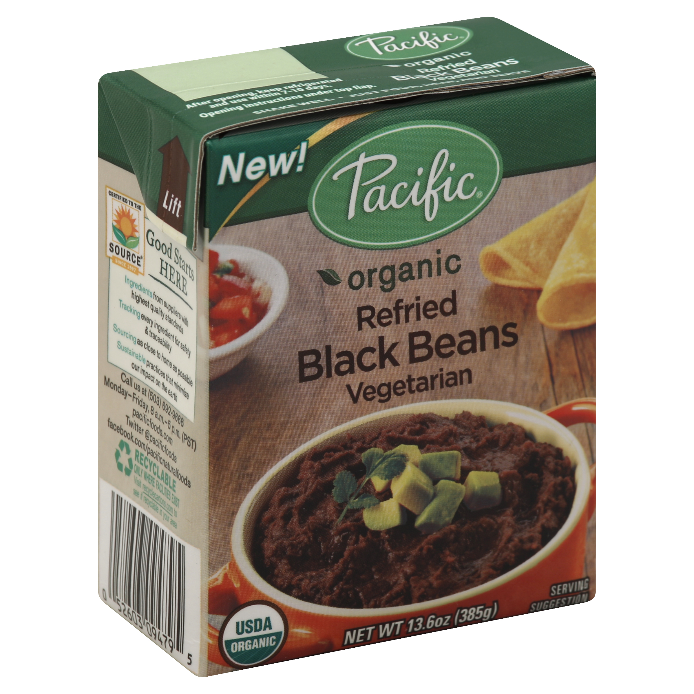 Pacific Black Beans 13.6 Oz