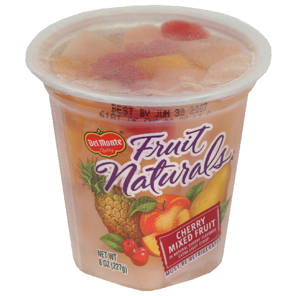 Del Monte Cherry Mixed Fruit 8 Oz