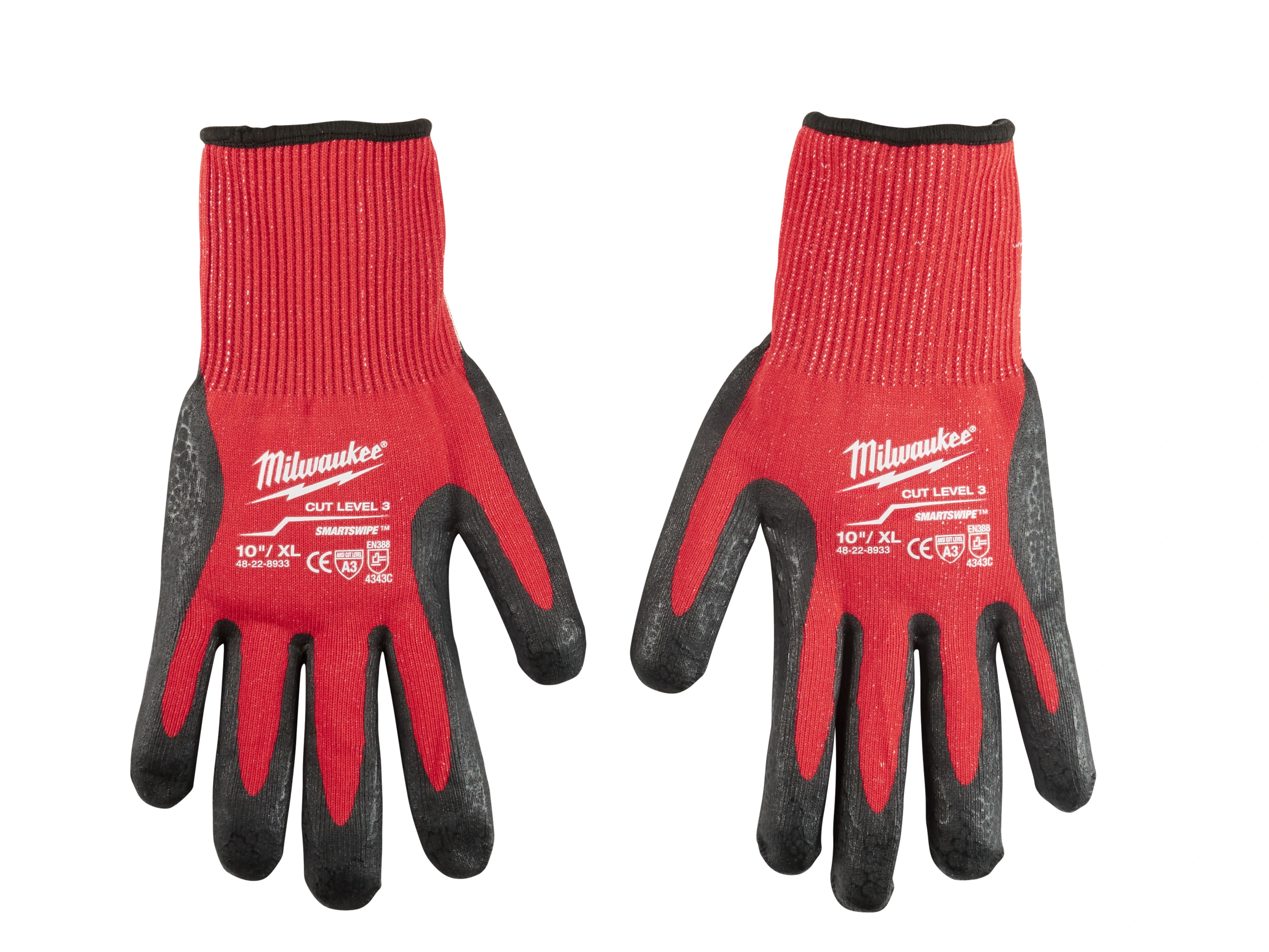 Milwaukee Cut 3 Dipped Gloves XL