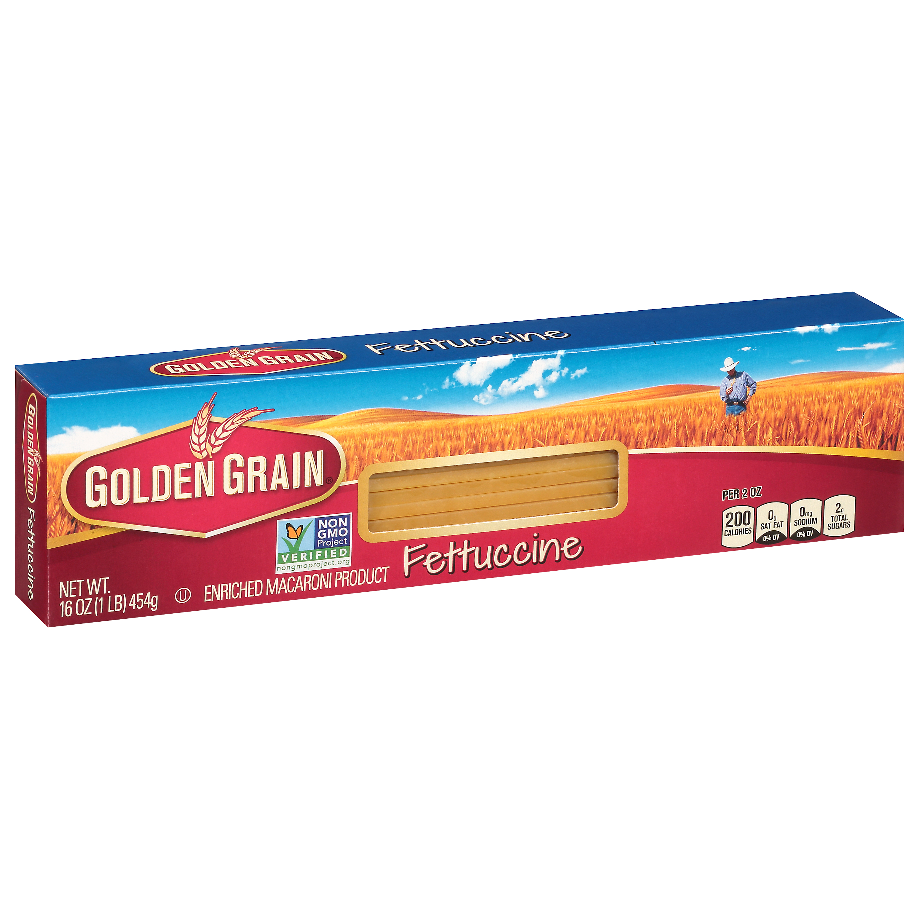 Golden Grain Fettuccine 16 Oz