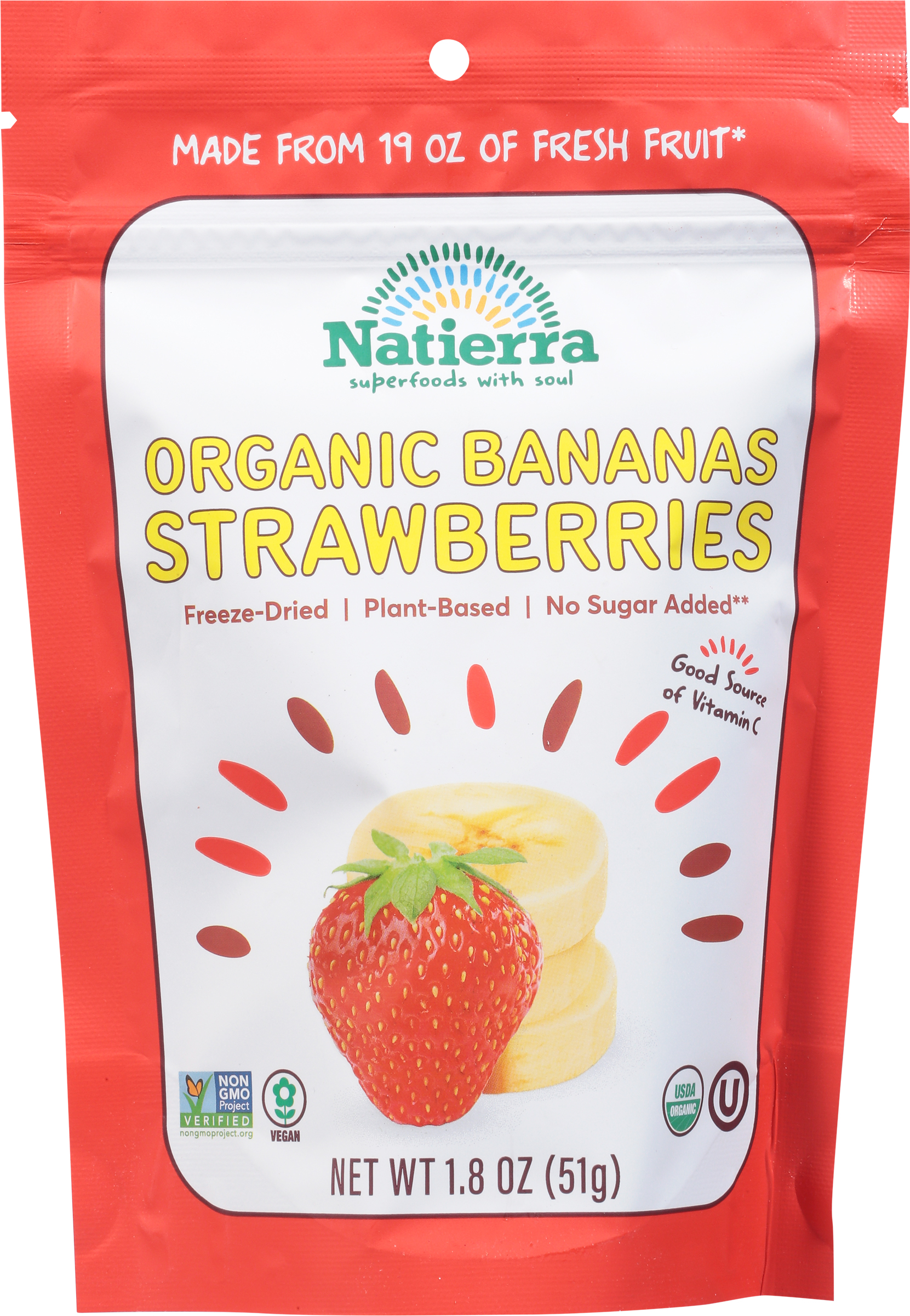 Strawberries + Bananas, Organic