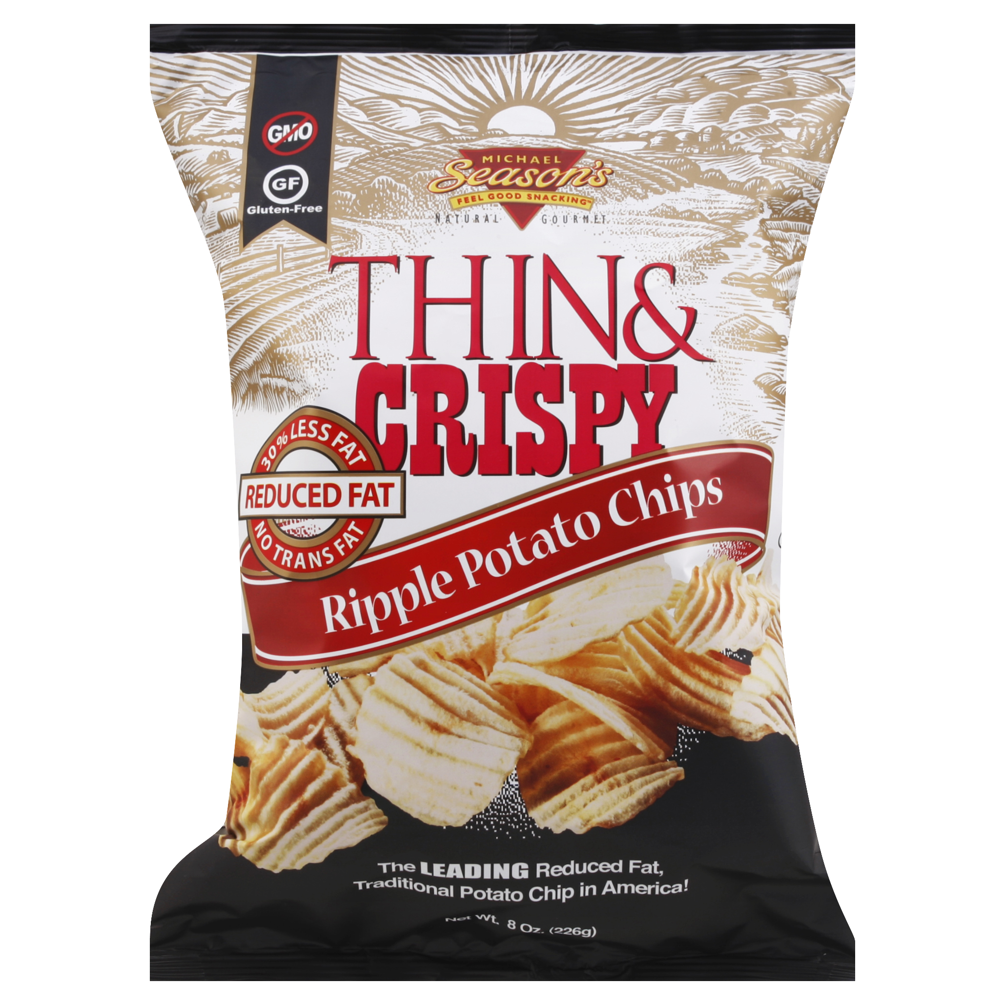 Michael Seasons Potato Chips 8 Oz