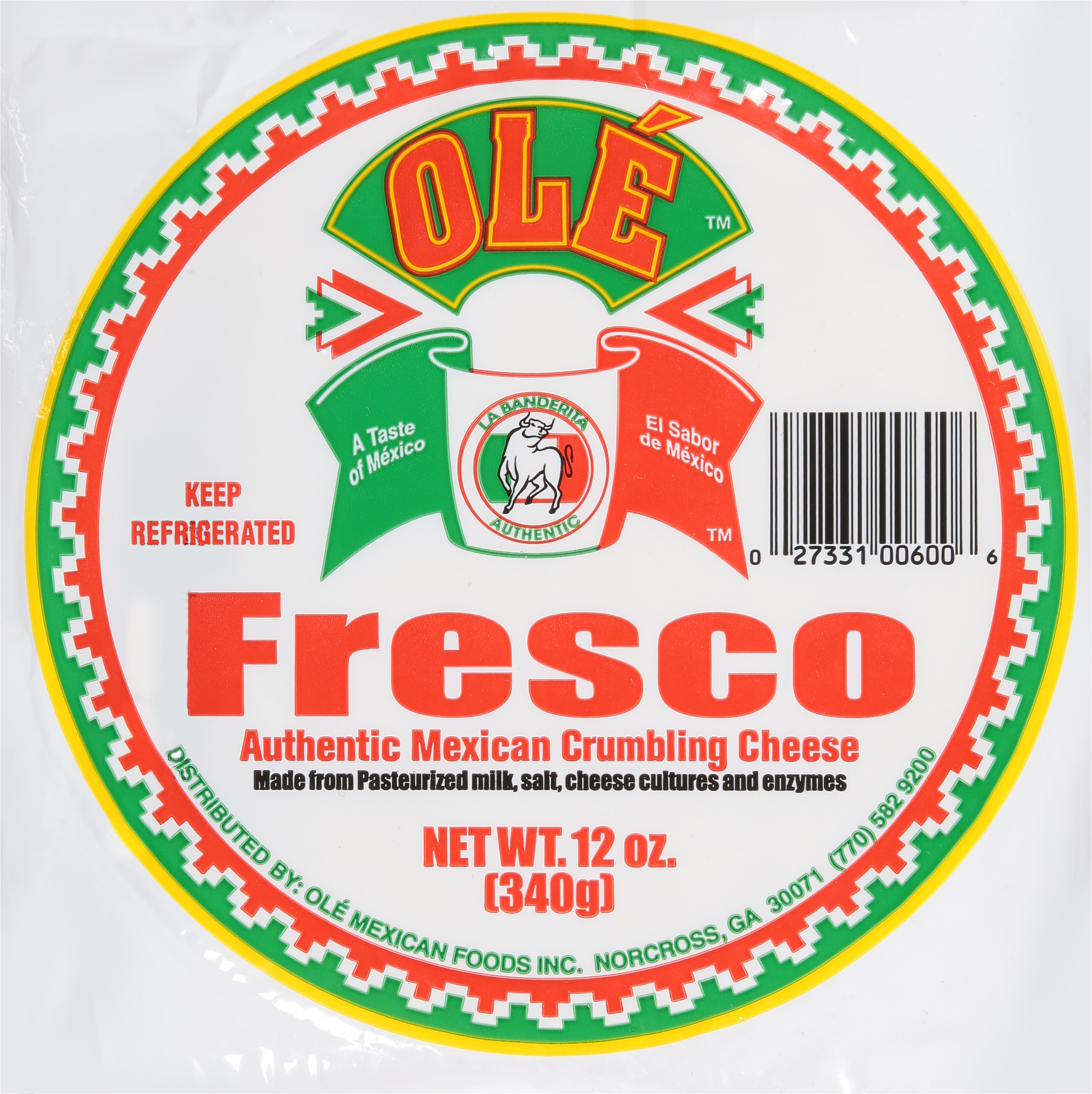 Crumbling Cheese, Authentic Mexican, Fresco