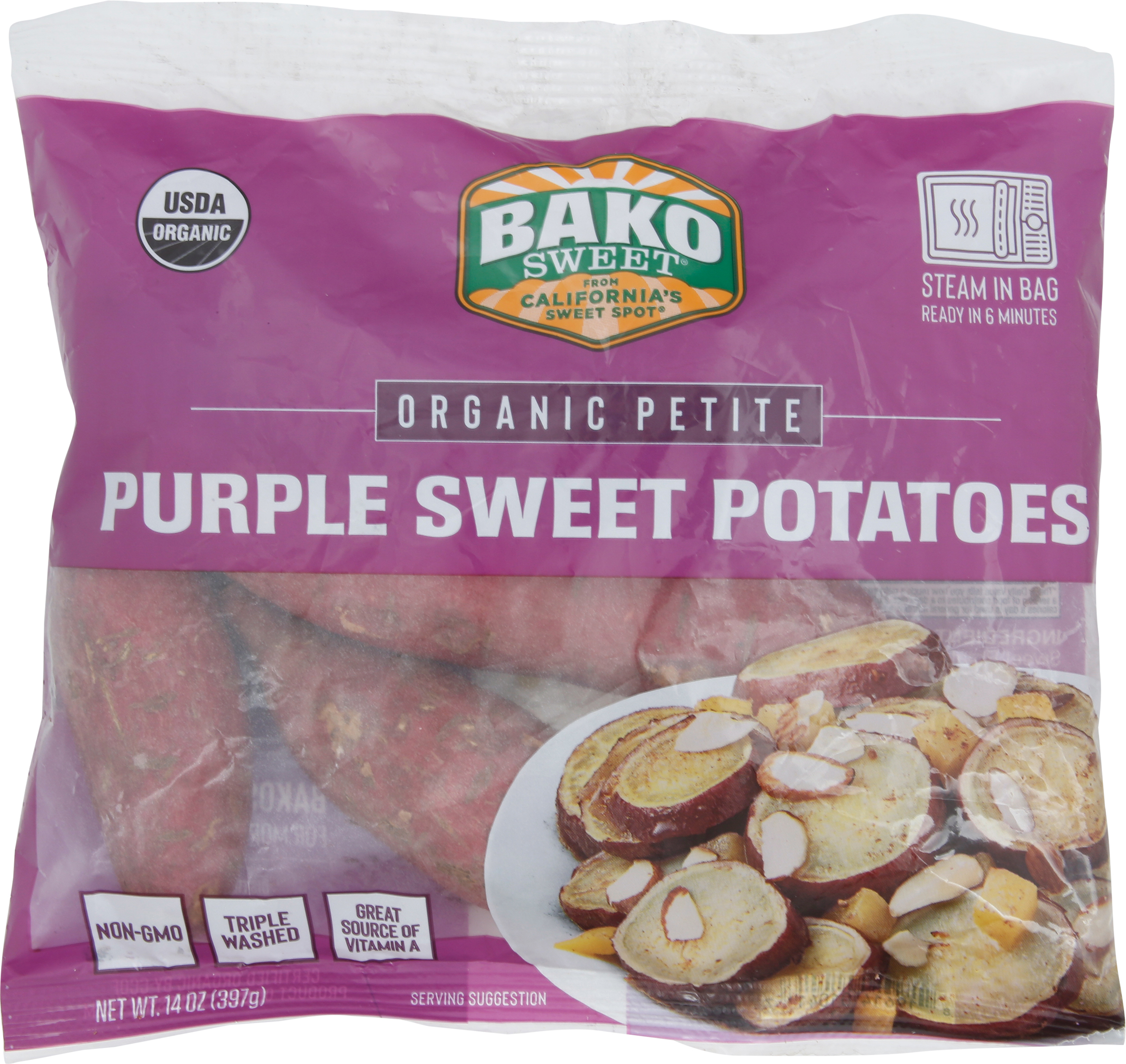 Sweet Potatoes, Purple, Organic, Petite