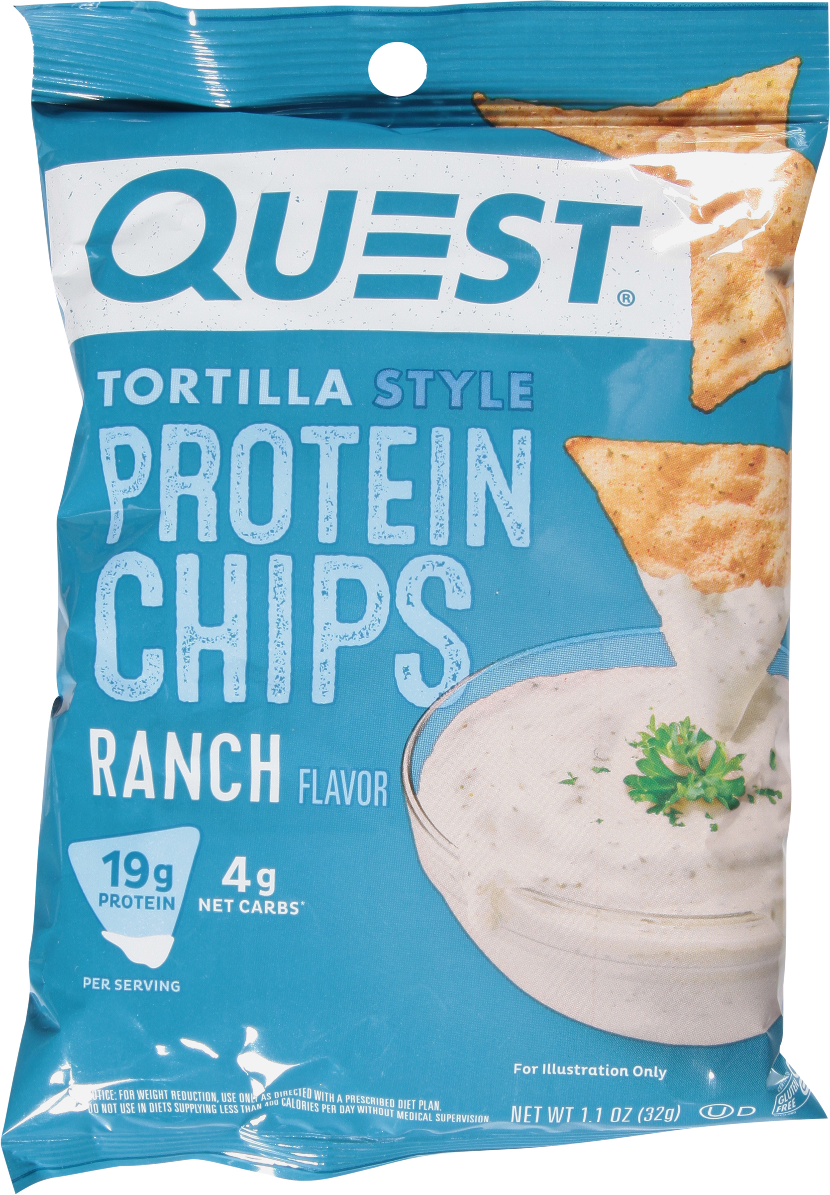 Protein Chips, Ranch Flavor, Tortilla Style