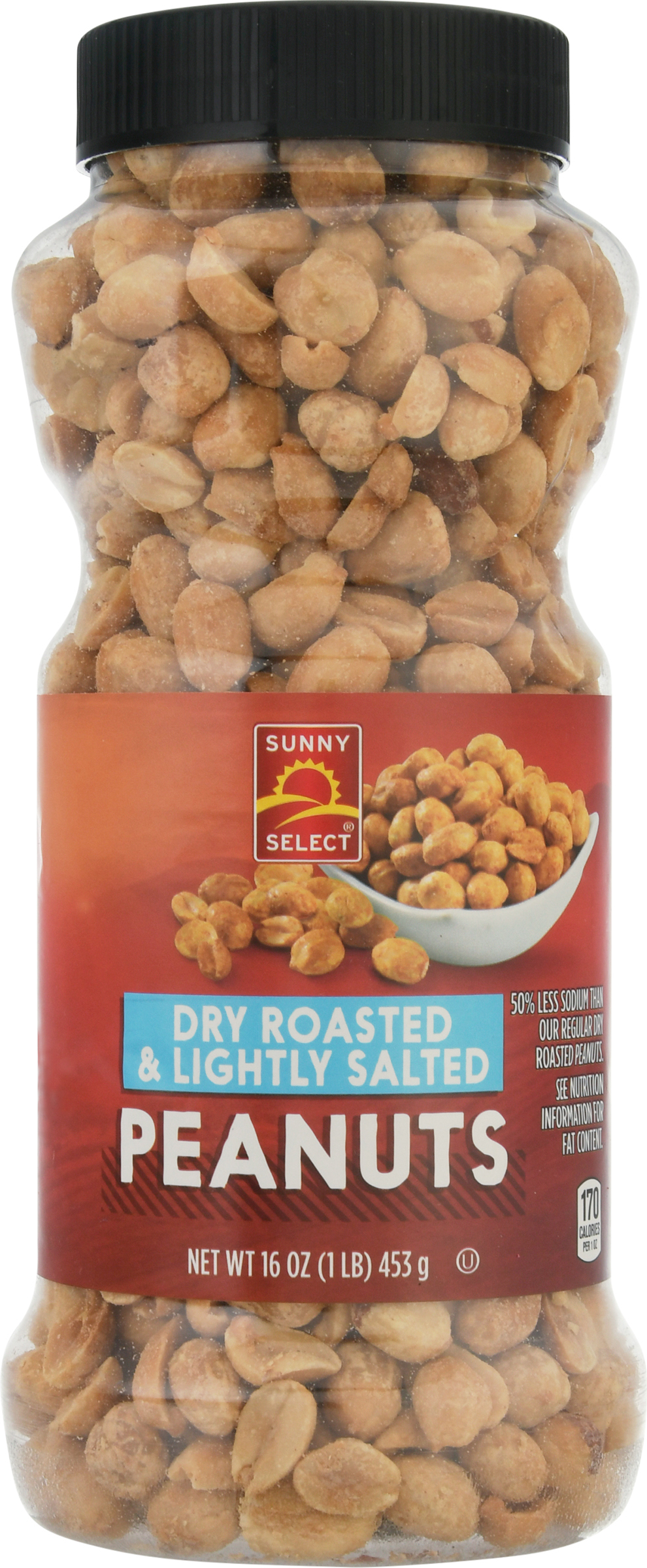 Peanuts, Dry Roasted & Lightly Salted