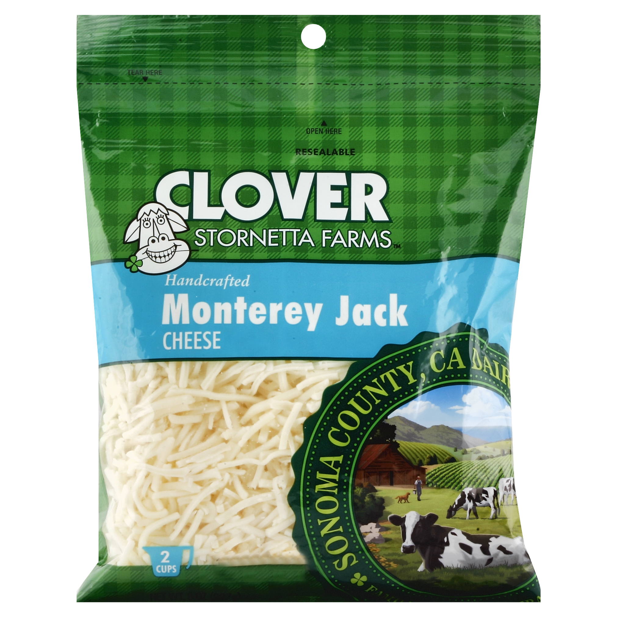 Clover Stornetta Farms Cheese 8 Oz