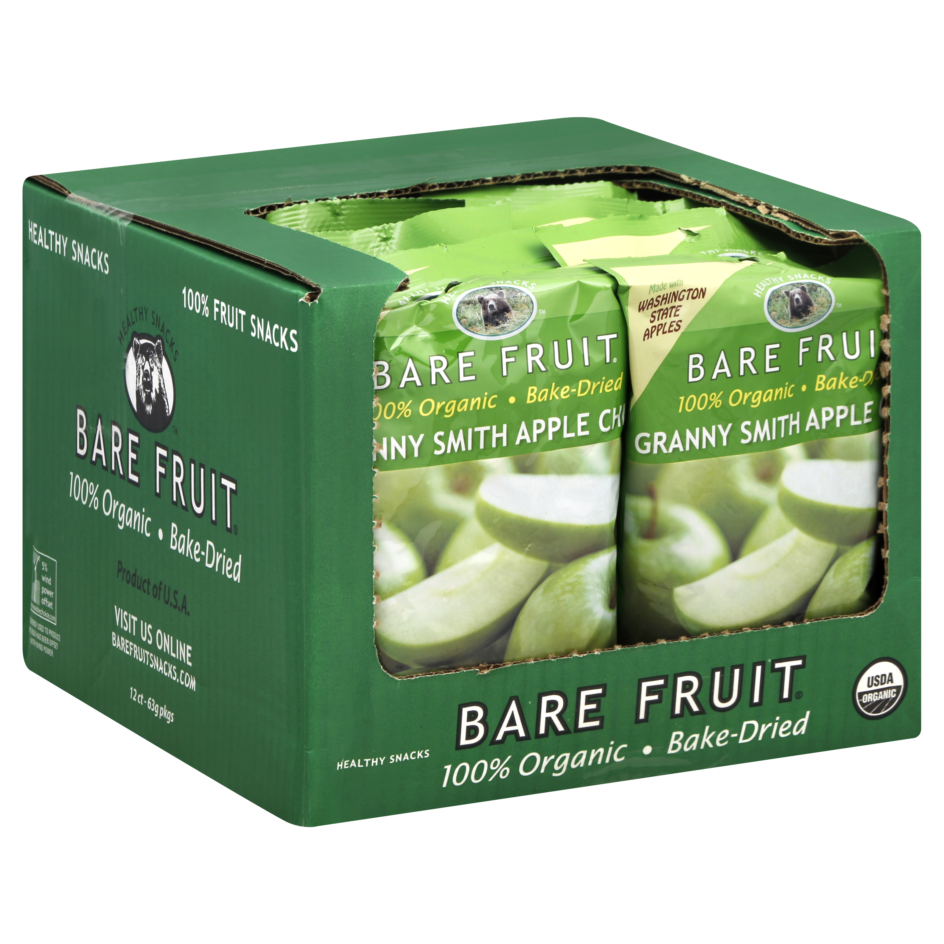 Bare Fruit Apple Chips 12 Ea