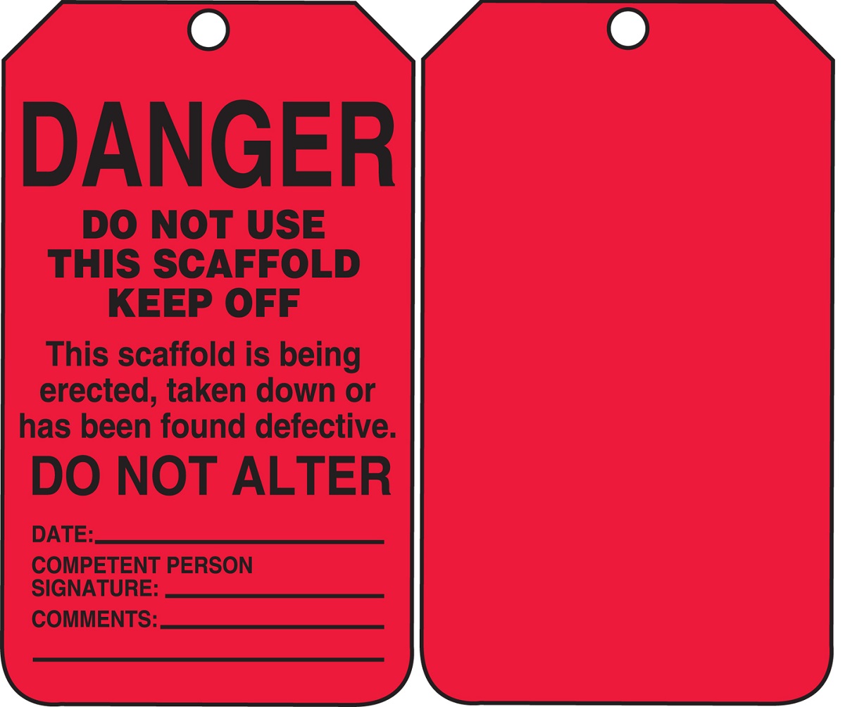 Red Tag Signs