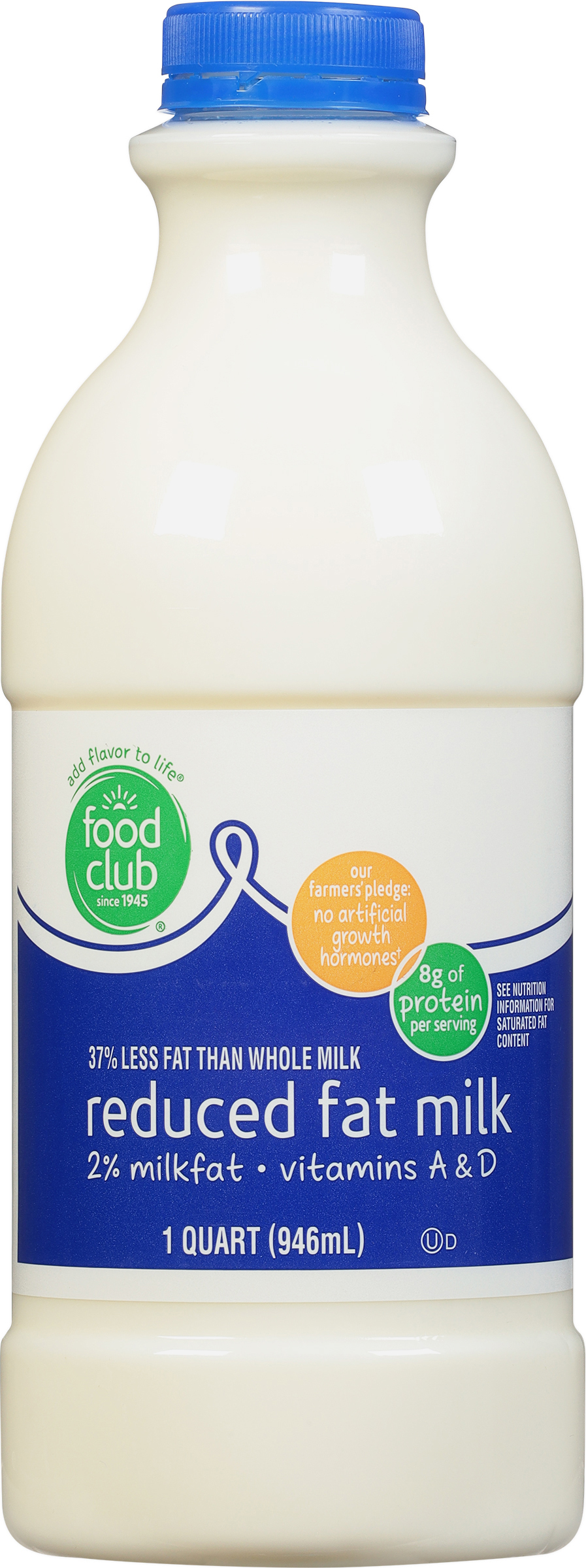 Milk, Reduced Fat, 2% Milkfat