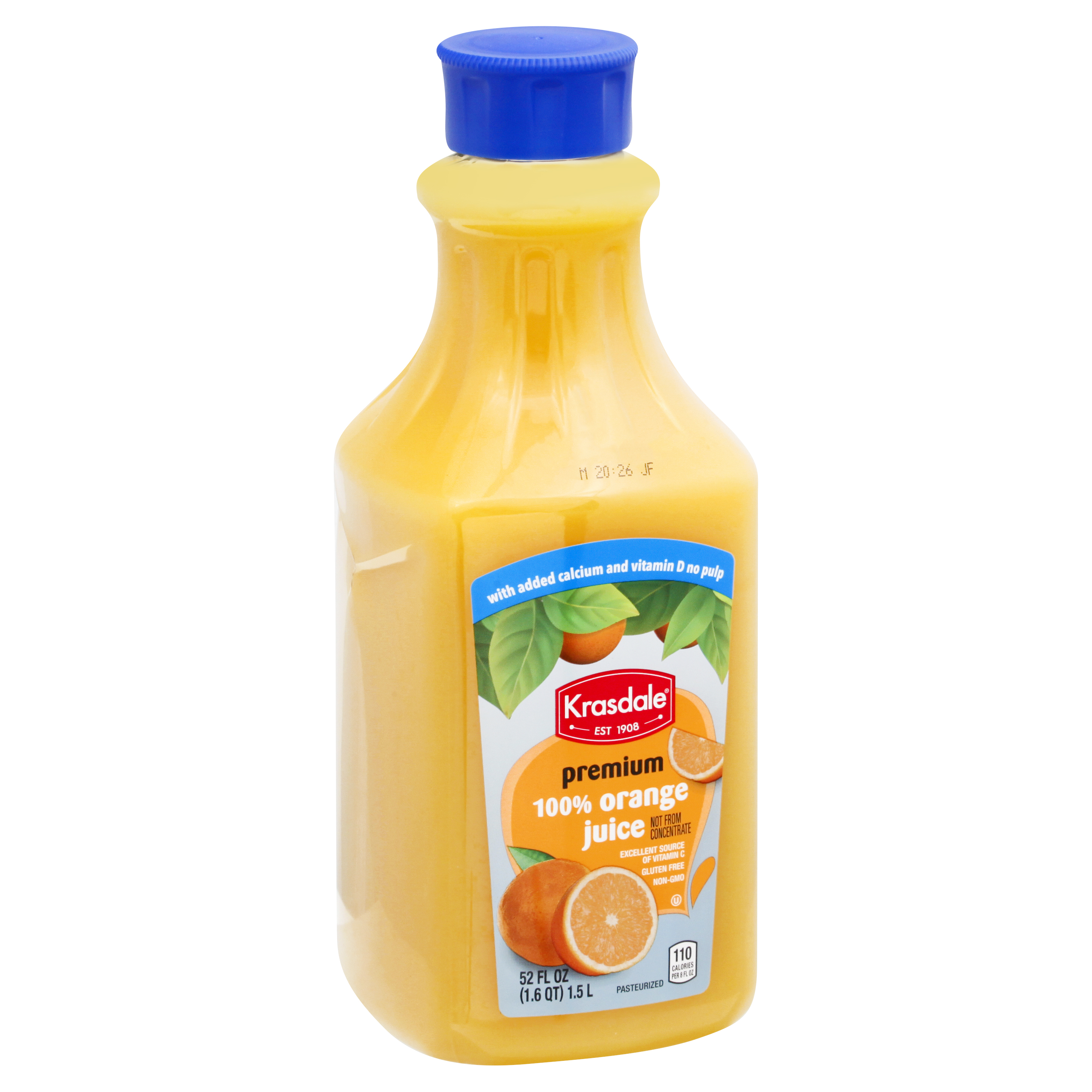Krasdale Premium 100% Orange Juice 52 Oz