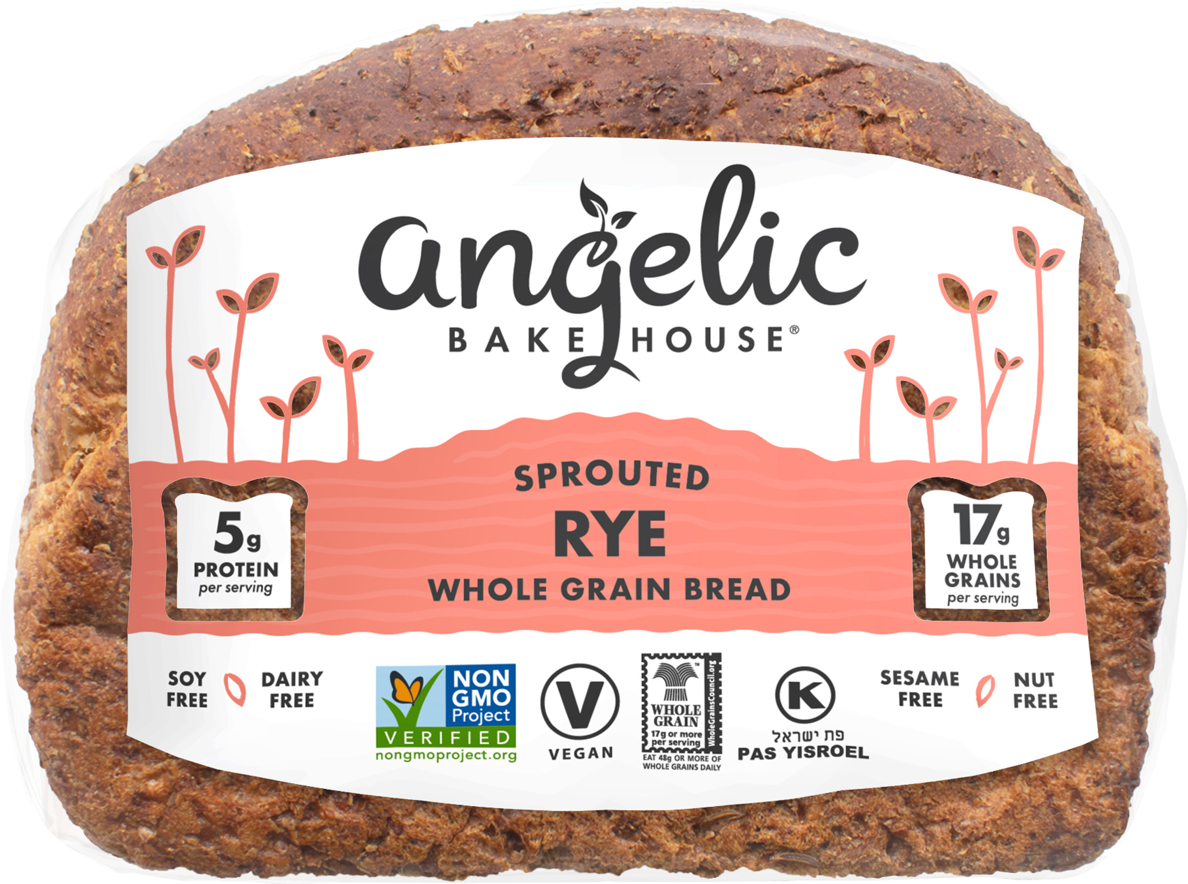 Bread, Whole Grain, Rye, Sprouted