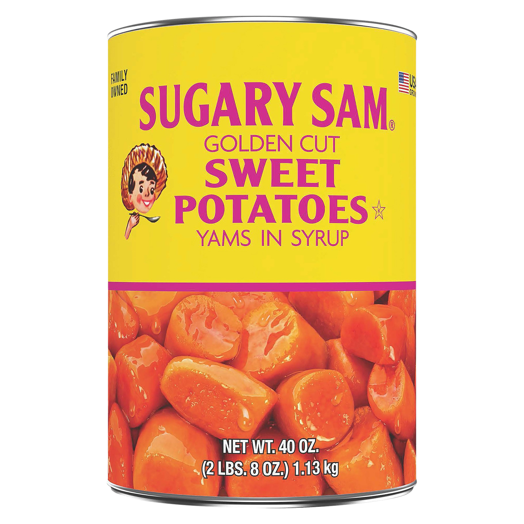Sugary Sam Golden Cut Sweet Potatoes Yams In Syrup 40 Oz