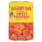 Sugary Sam Golden Cut Sweet Potatoes Yams In Syrup 40 Oz image
