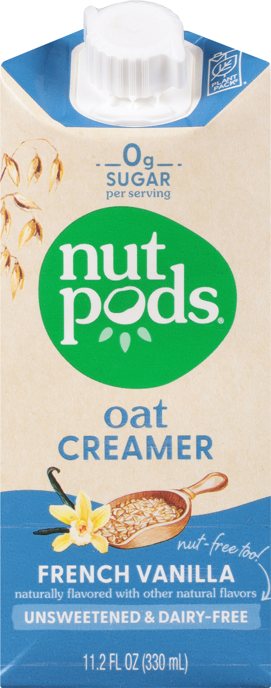 Oat Creamer, French Vanilla, Dairy-Free, Unsweetened