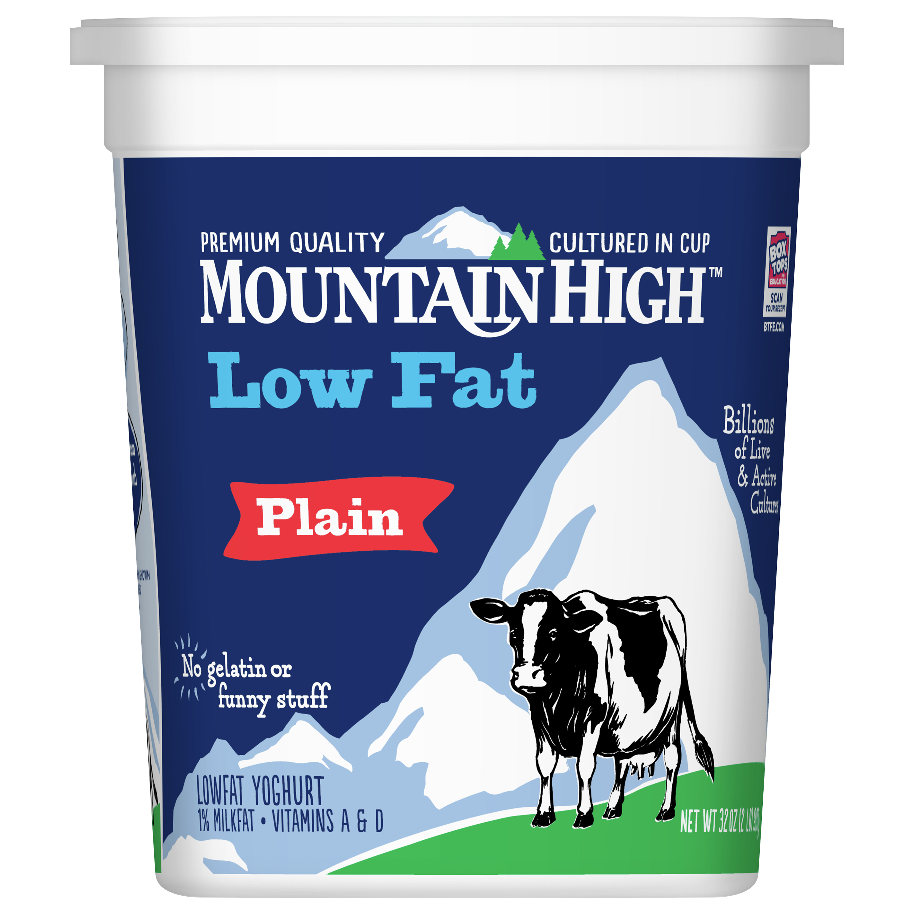 Yoghurt, Low Fat, Plain
