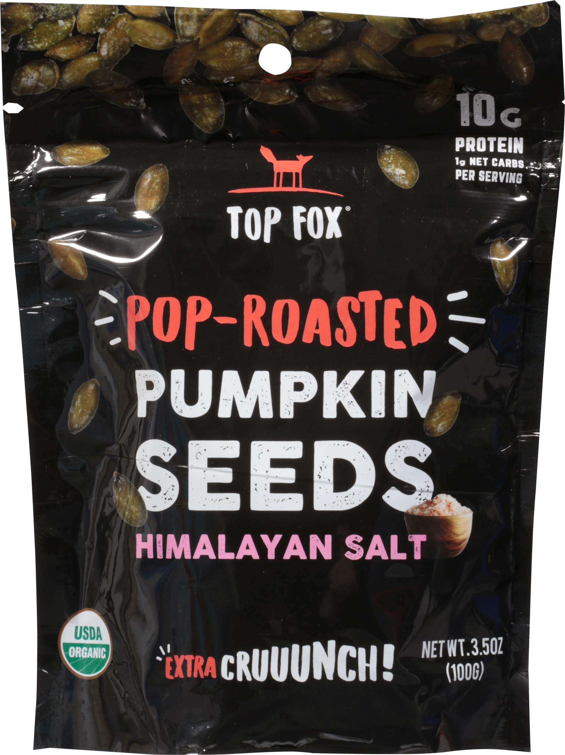 Pumpkin Seeds, Pop-Roasted, Himalayan Salt