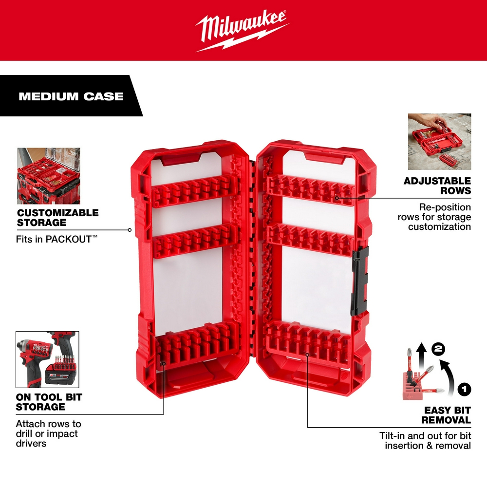 Milwaukee shockwave 50pc bit set sale