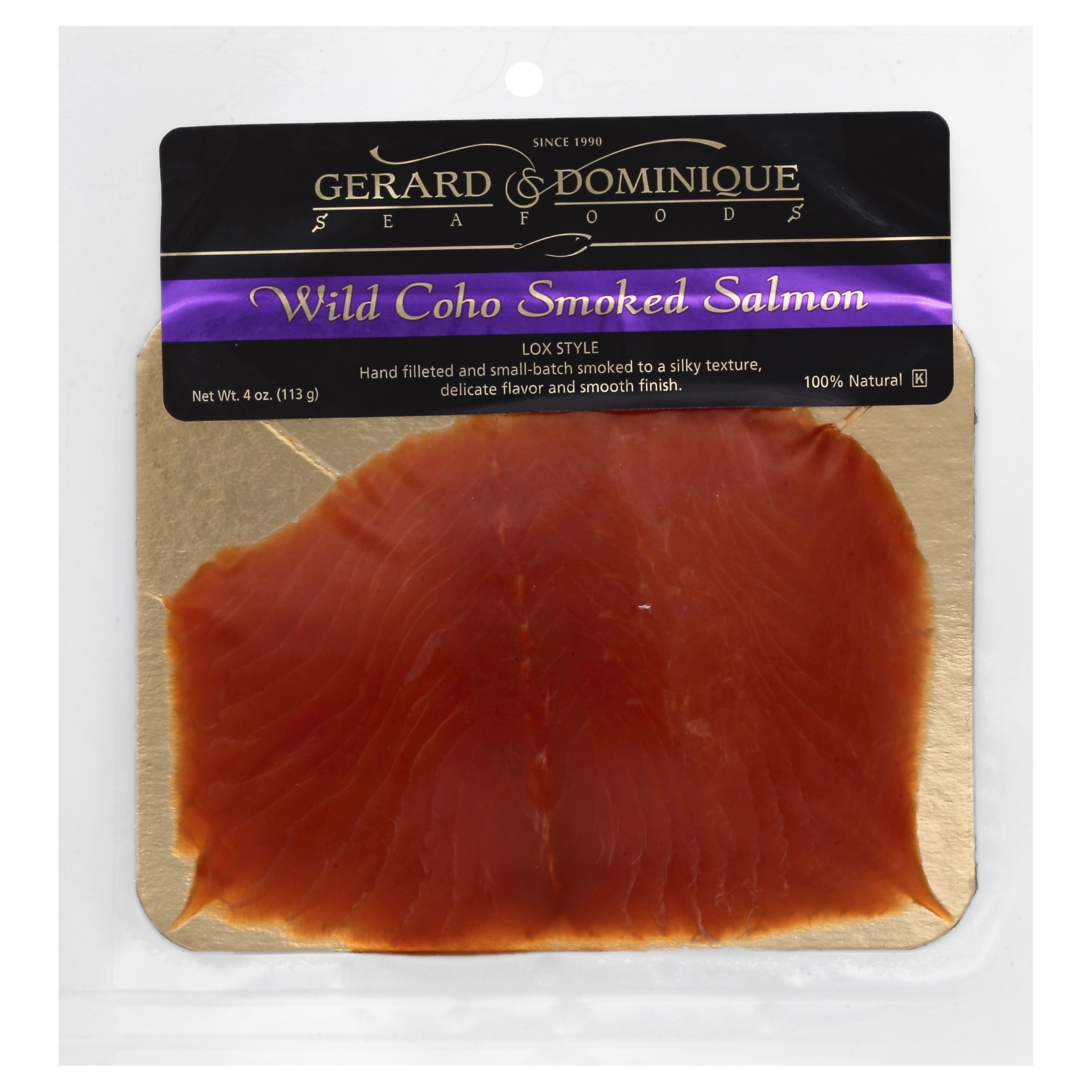Gerard & Dominique Seafoods Salmon 4 Oz