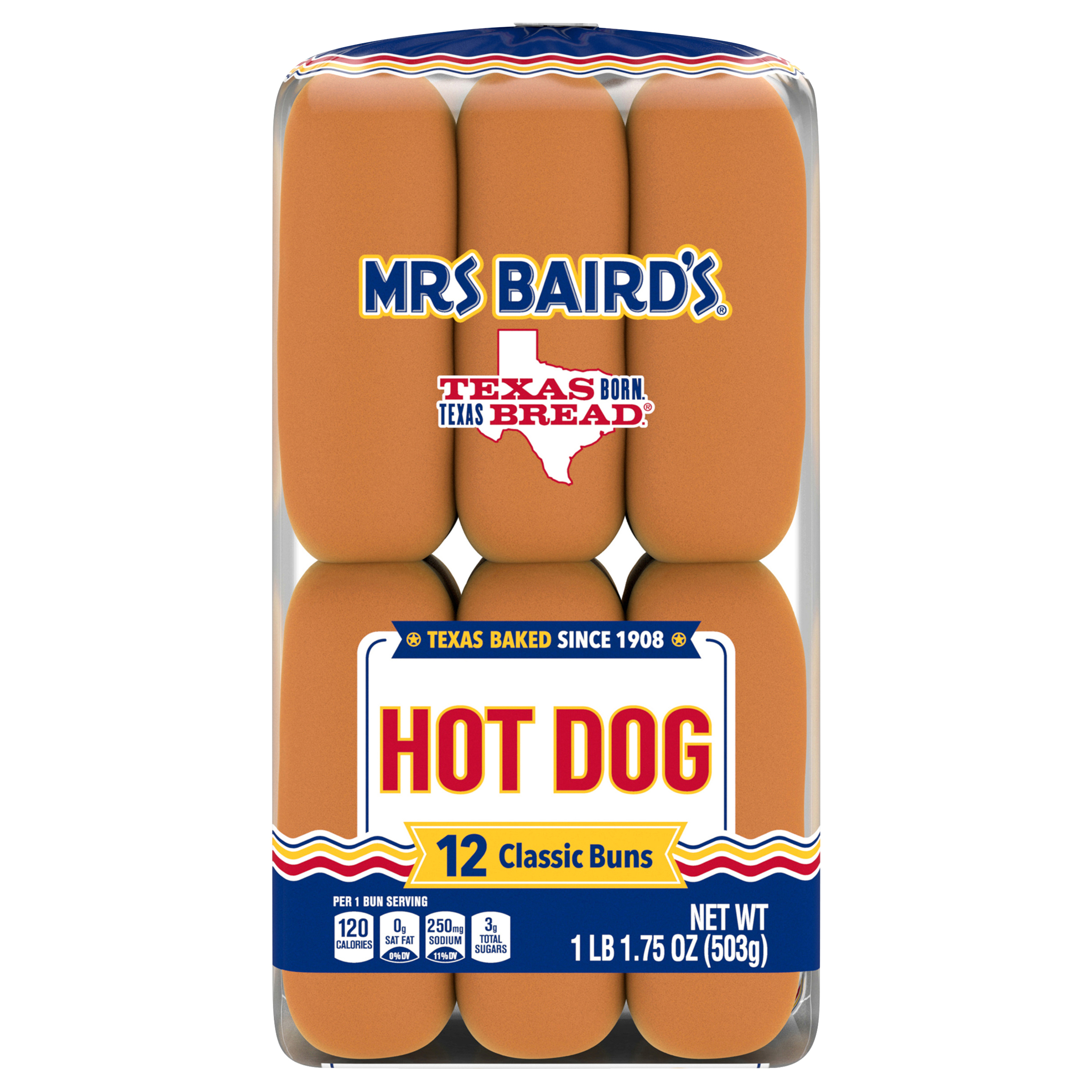 Buns, Classic, Hot Dog