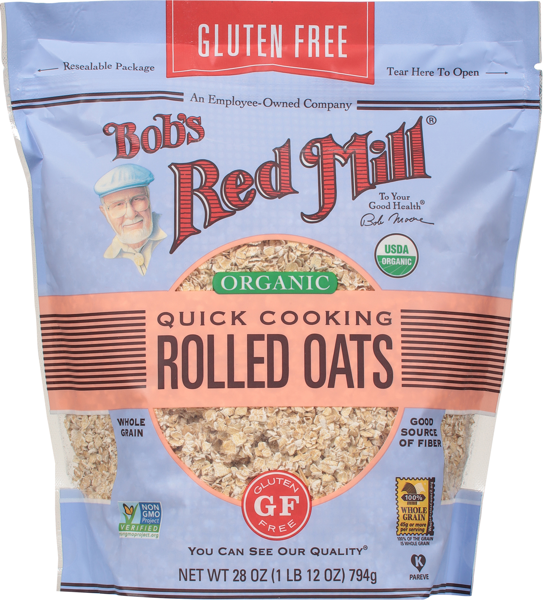 Rolled Oats, Organic, Quick Cooking