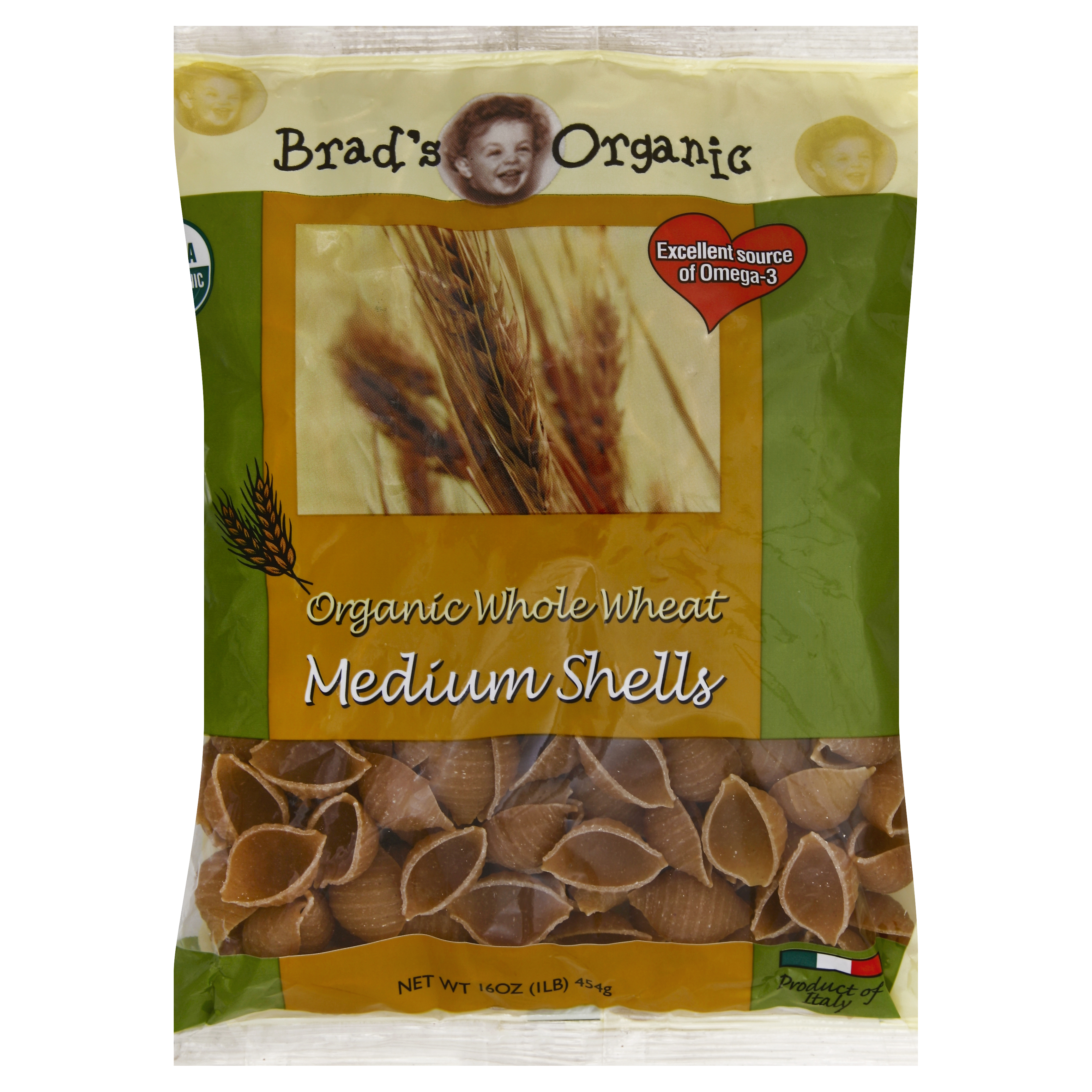 Brads Organic Shells 16 Oz