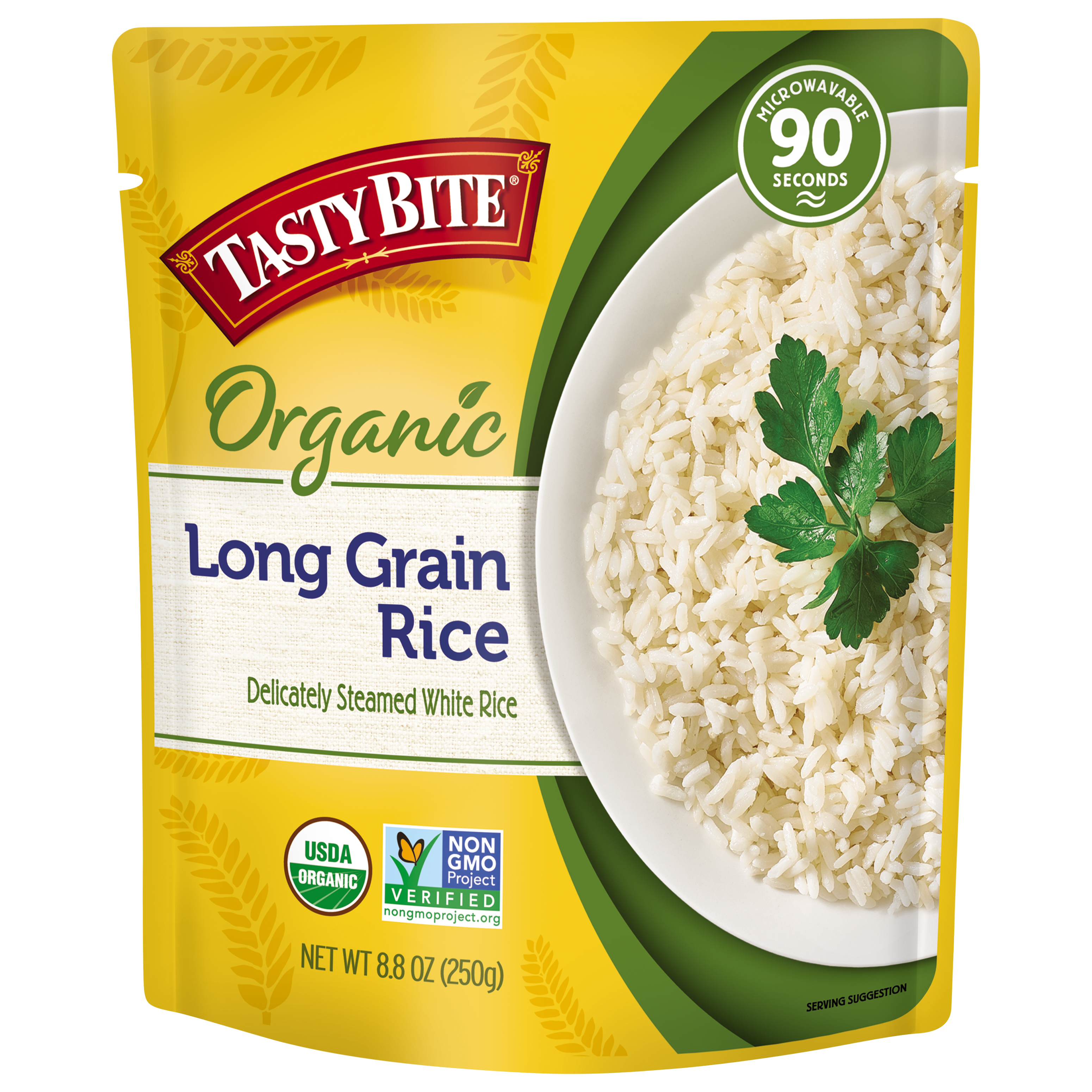 Long Grain Rice, Organic, Steamed