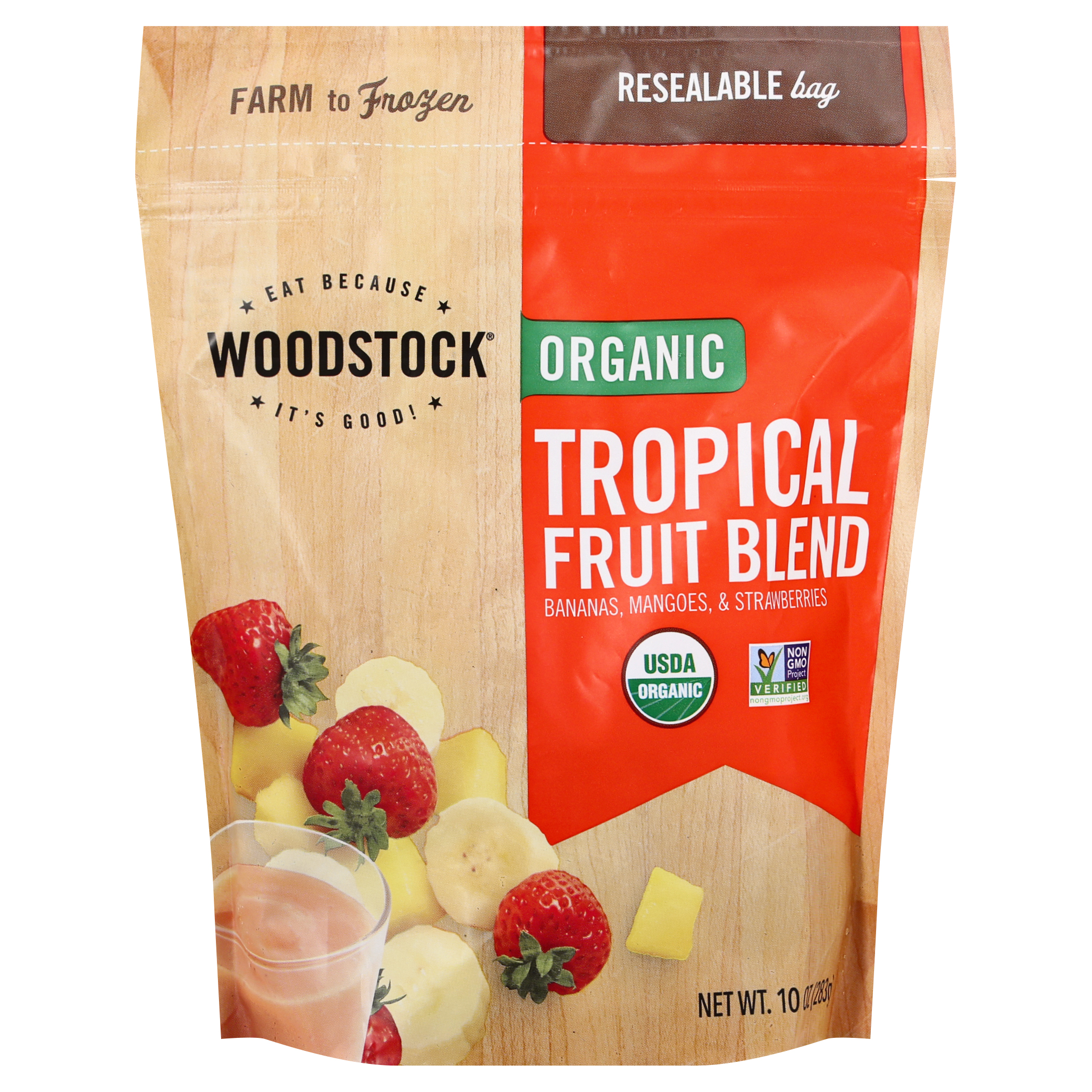 Woodstock Organic Tropical Fruit Blend 10 Oz