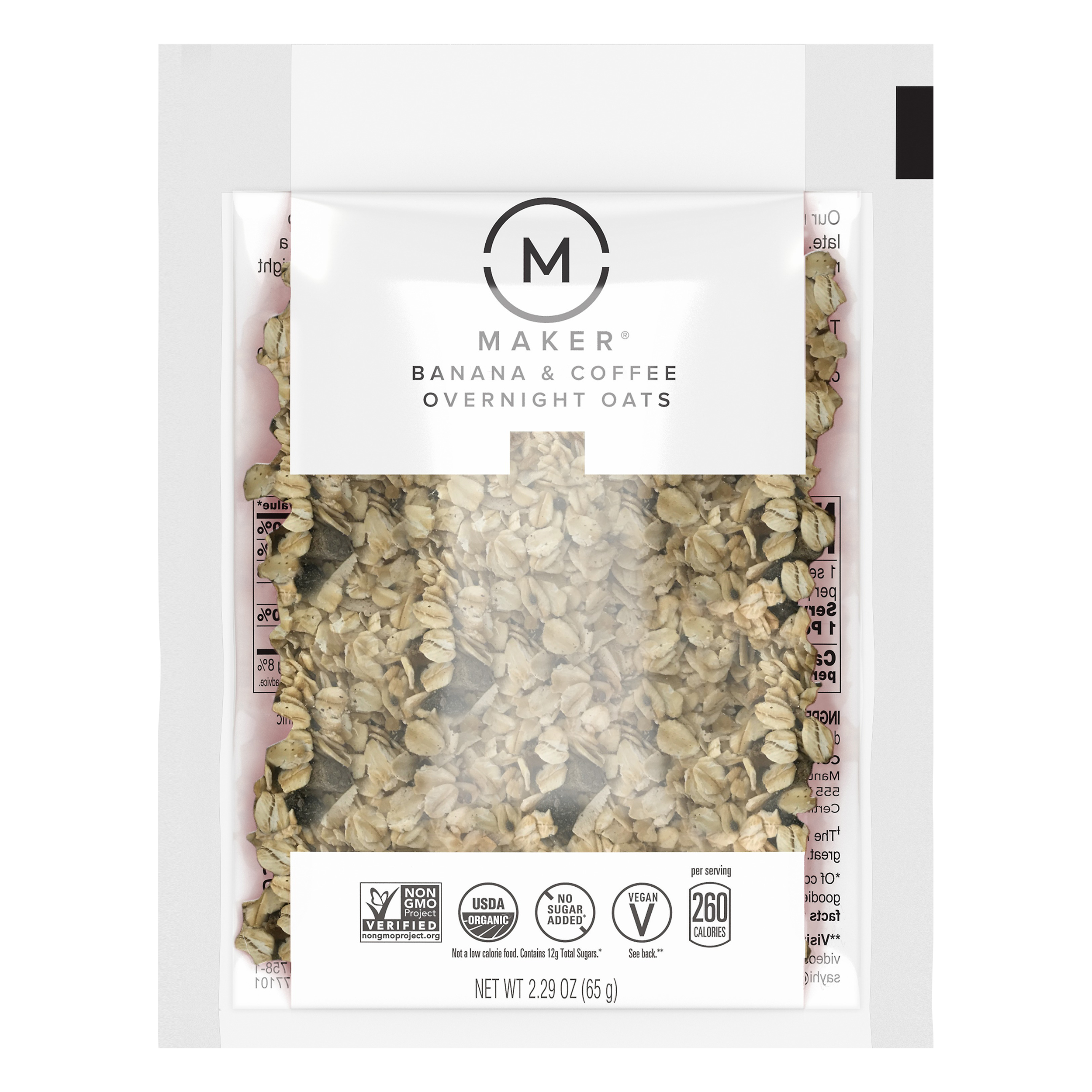 Maker Banana & Coffee Overnight Oats 2.29 Oz