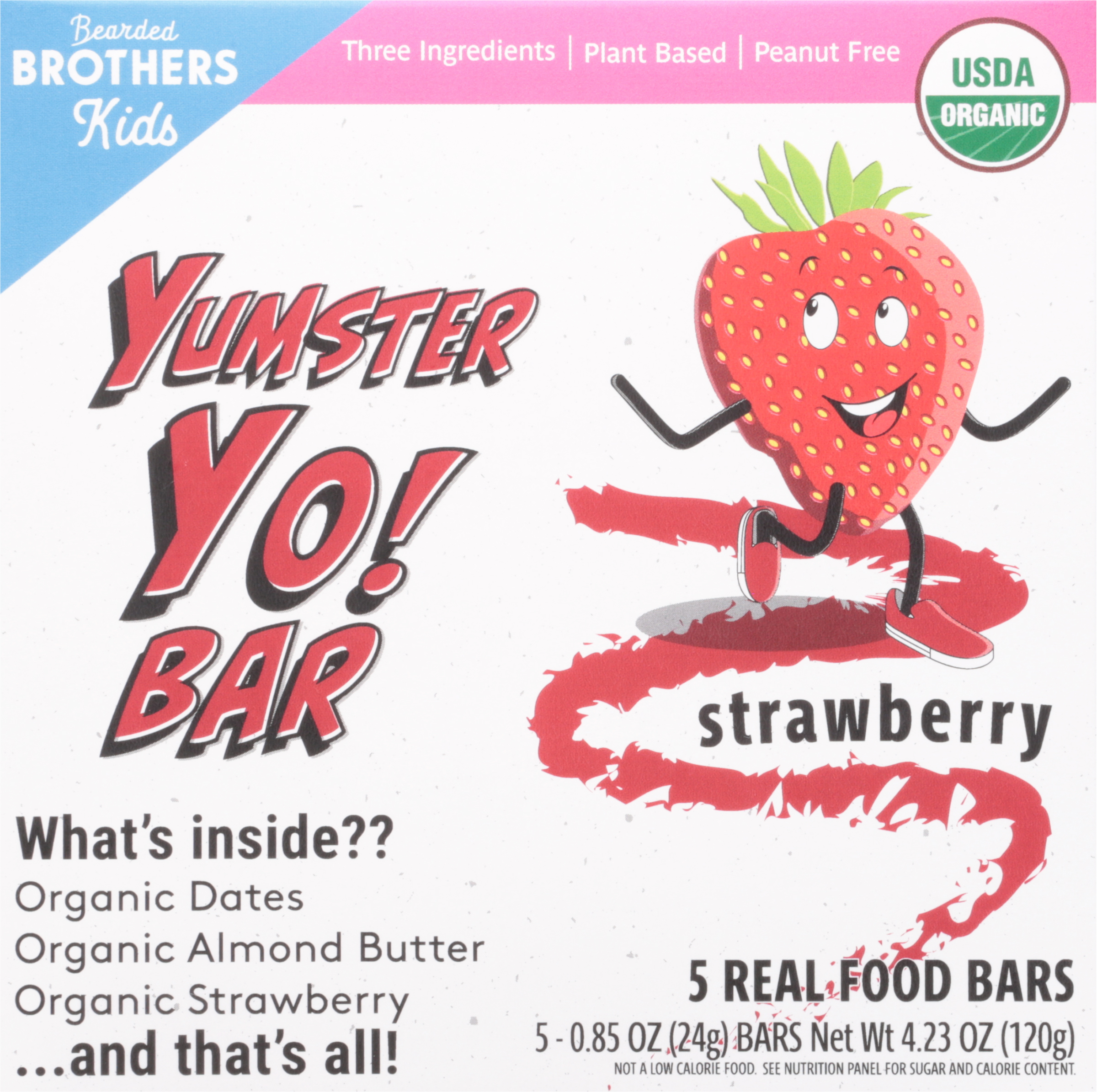 Yumster Yo Bar, Strawberry, Kids