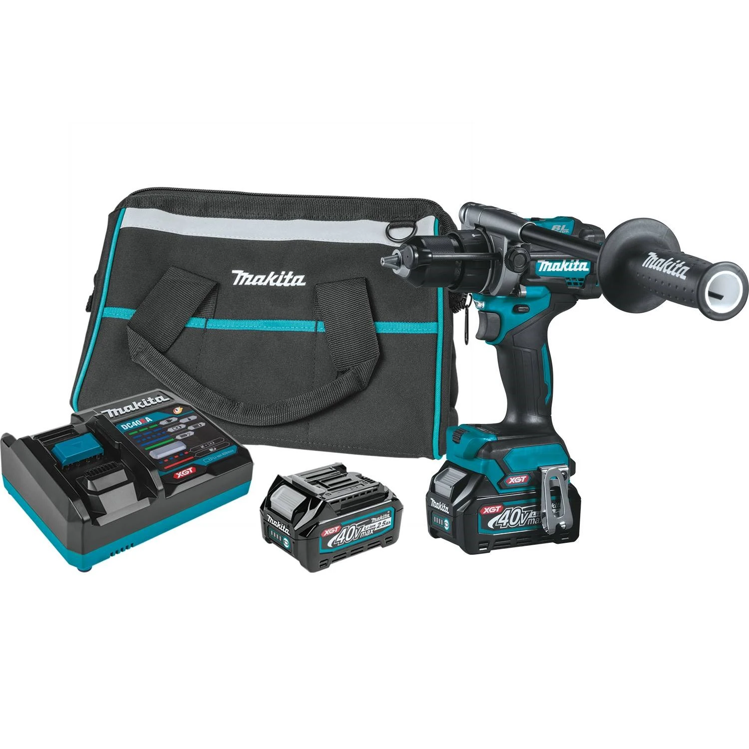 40V max XGT Brushless Cordless 1/2" Hammer Driver-Drill Kit (2.5Ah)