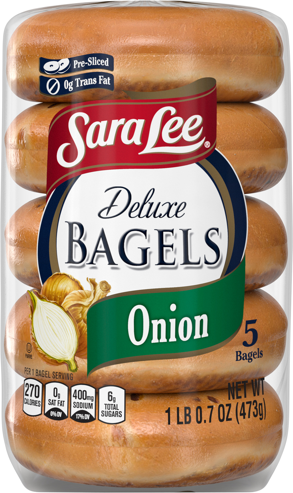 Bagels, Onion, Pre-Sliced