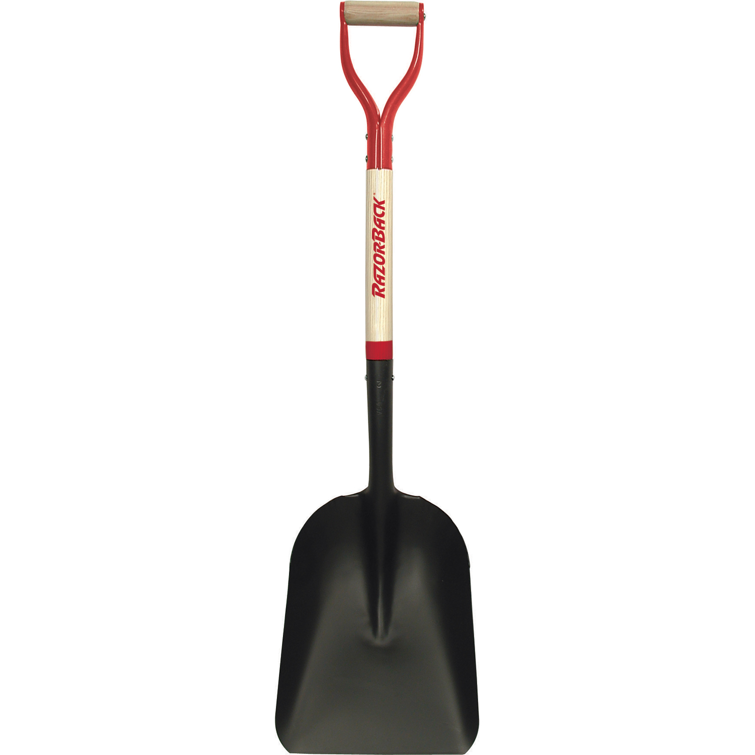 Union Tools D Handle 11" Steel Scoop Shovel White Cap