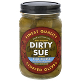 Dirty Sue Blue Cheese With Cracked Black Pepper Stuffed Olives 16 Oz