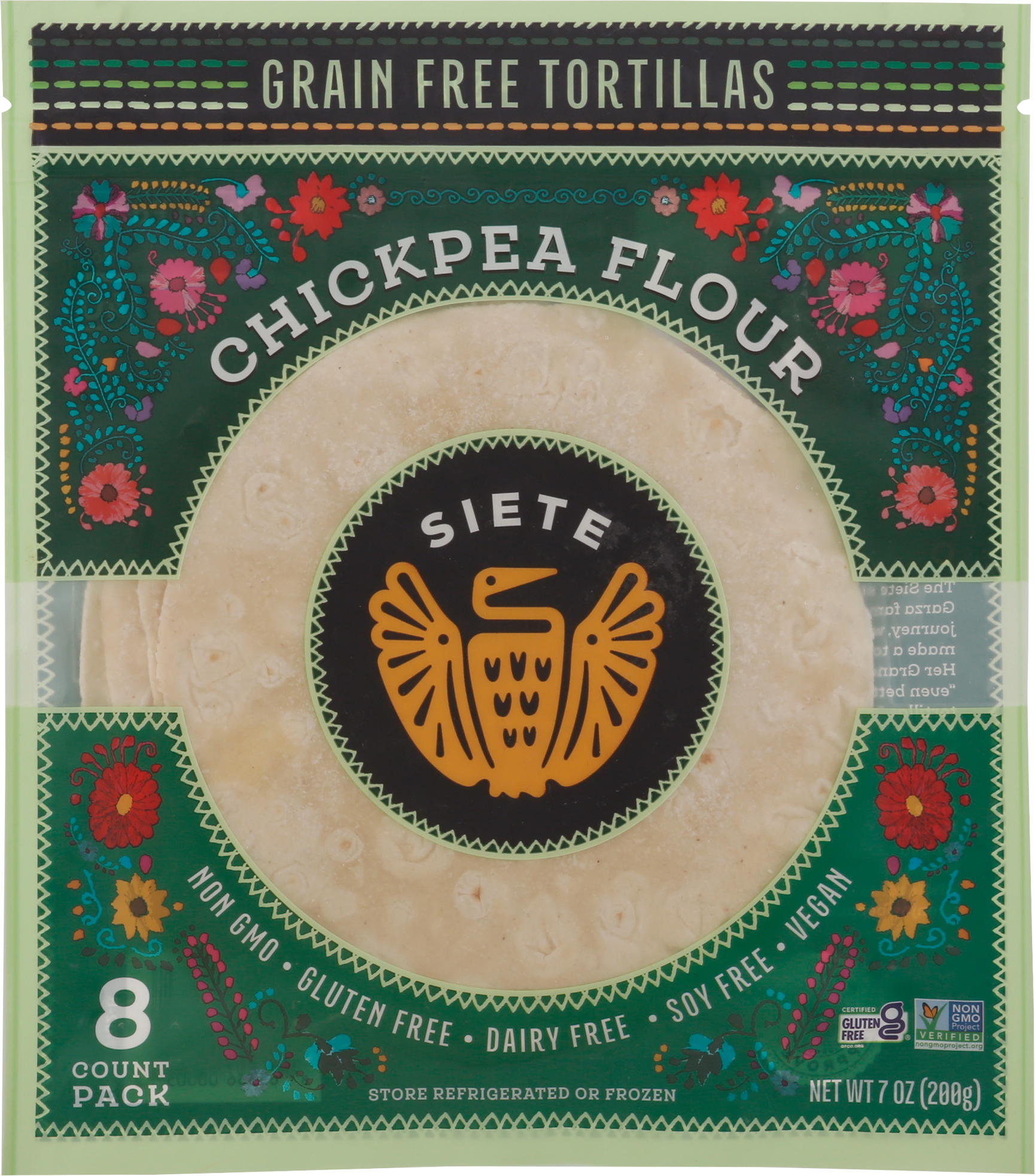 Tortillas, Grain Free, Chickpea Flour