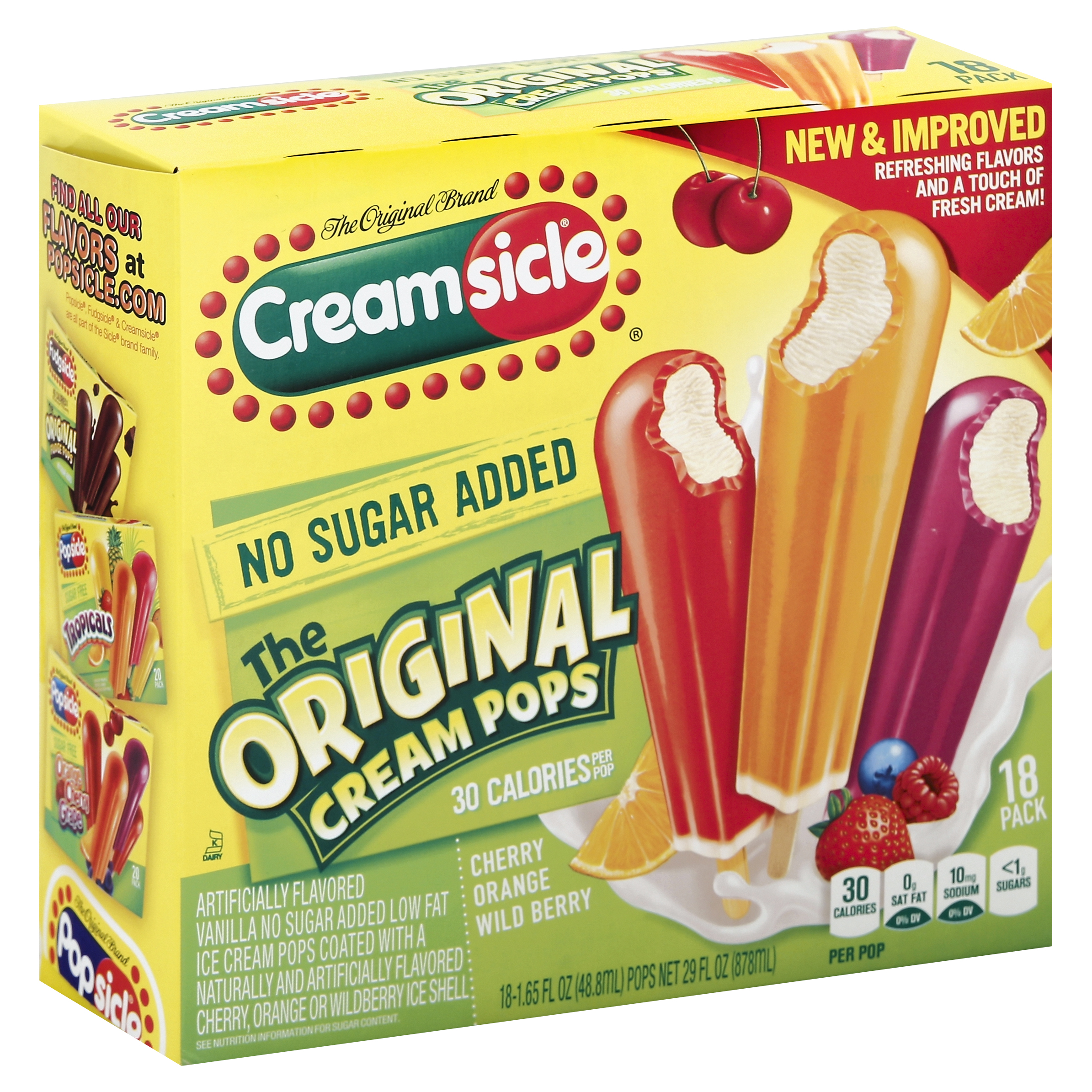Creamsicle Cream Pops 18 Ea image