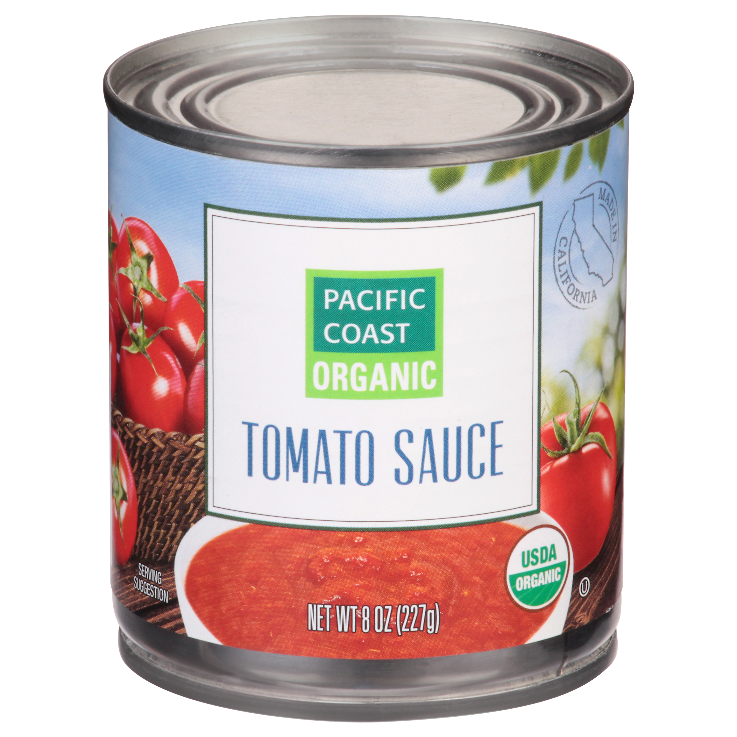 Pacific Coast Organic Tomato Sauce 8 Oz