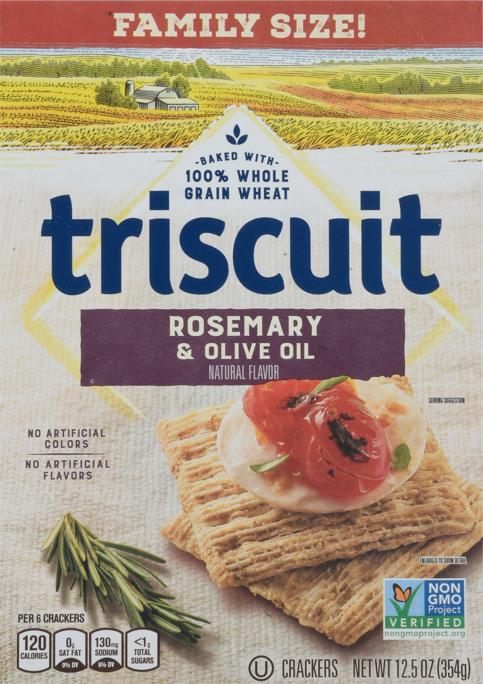 Crackers, Rosemary & Olive Oil, Family Size!
