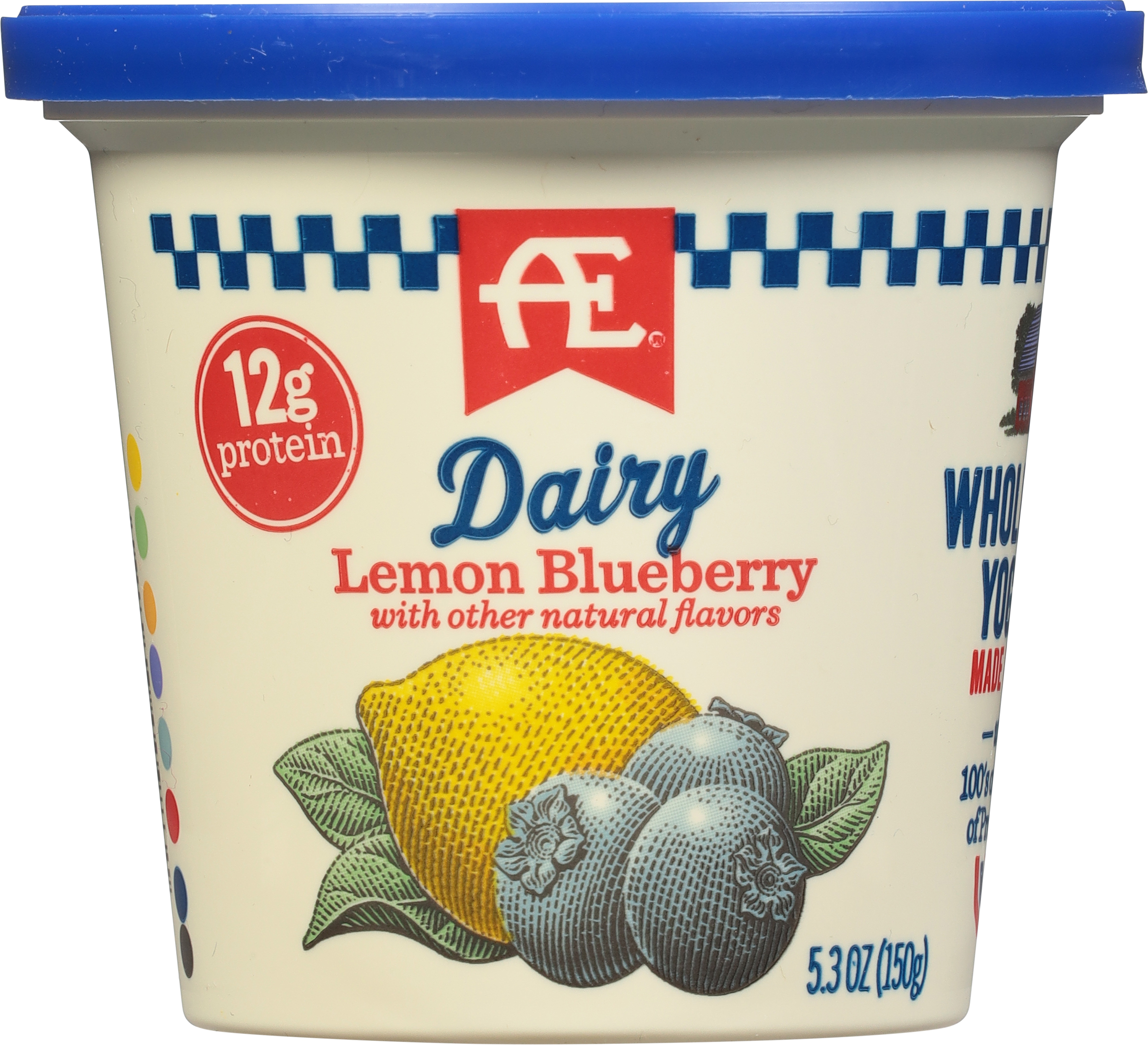 Yogurt, Lemon Blueberry, Whole Milk