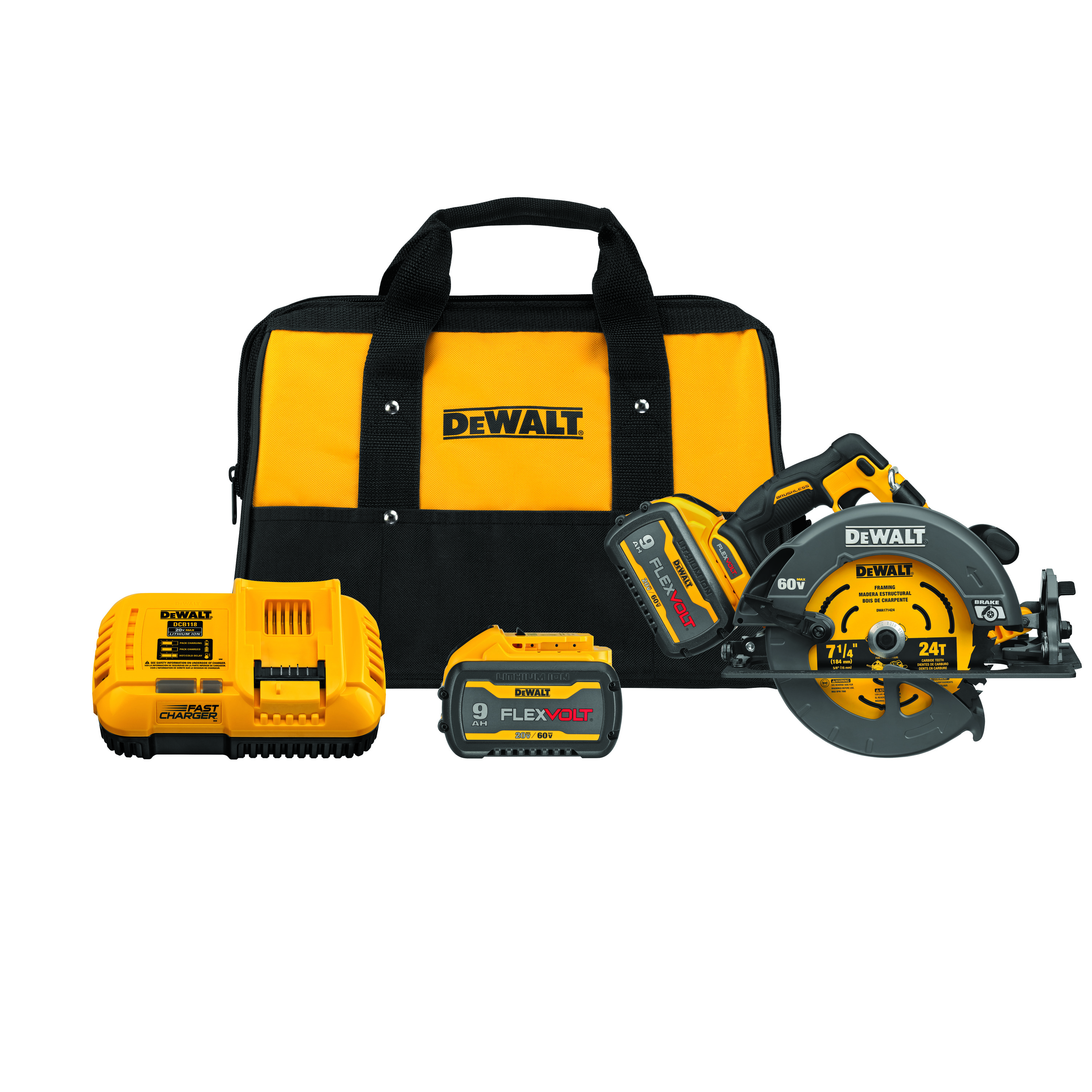 DeWalt 20V Max 7-1/4 Brushless Cordless Circular Saw w/ FlexVolt