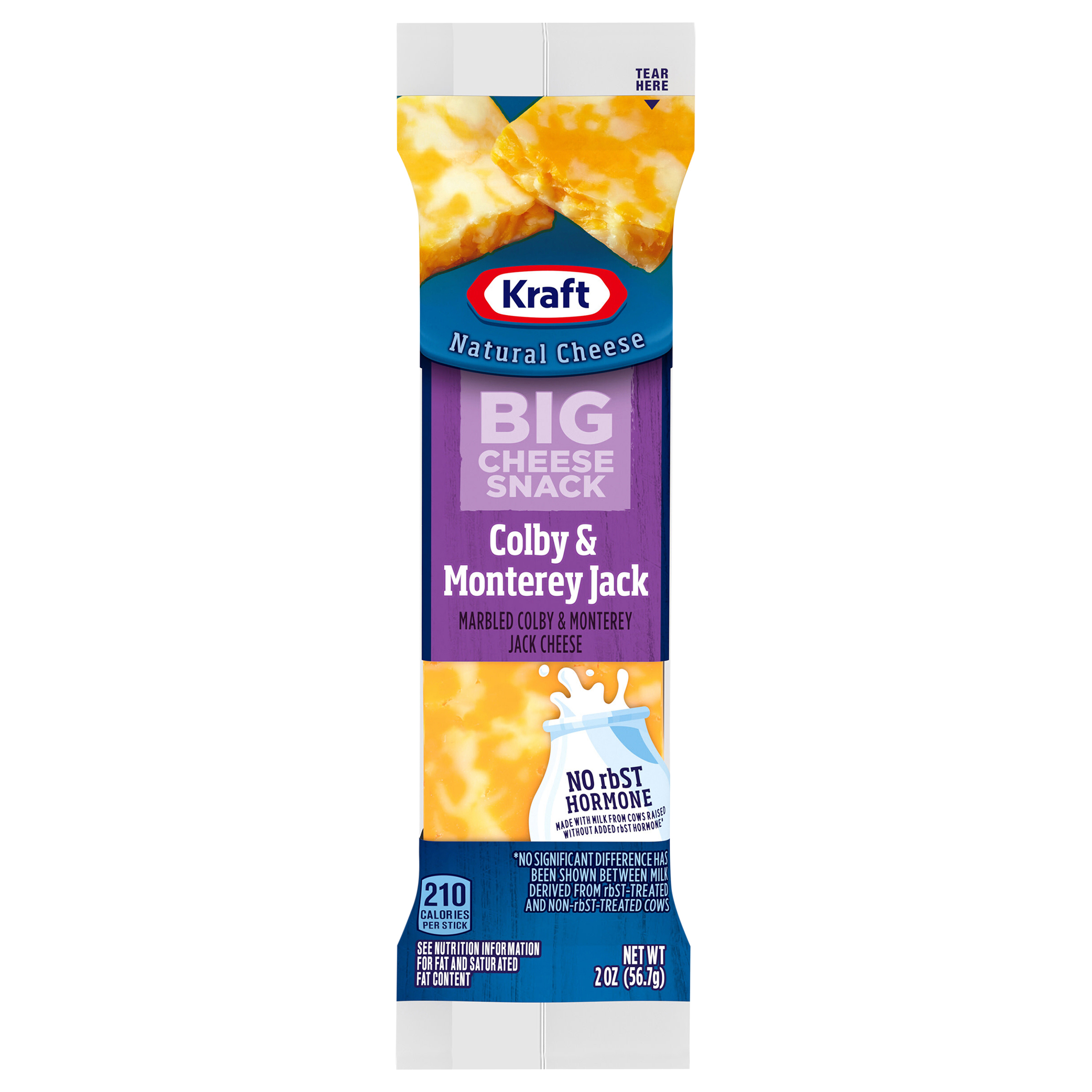 Cheese Snack, Colby & Monterey Jack, Big