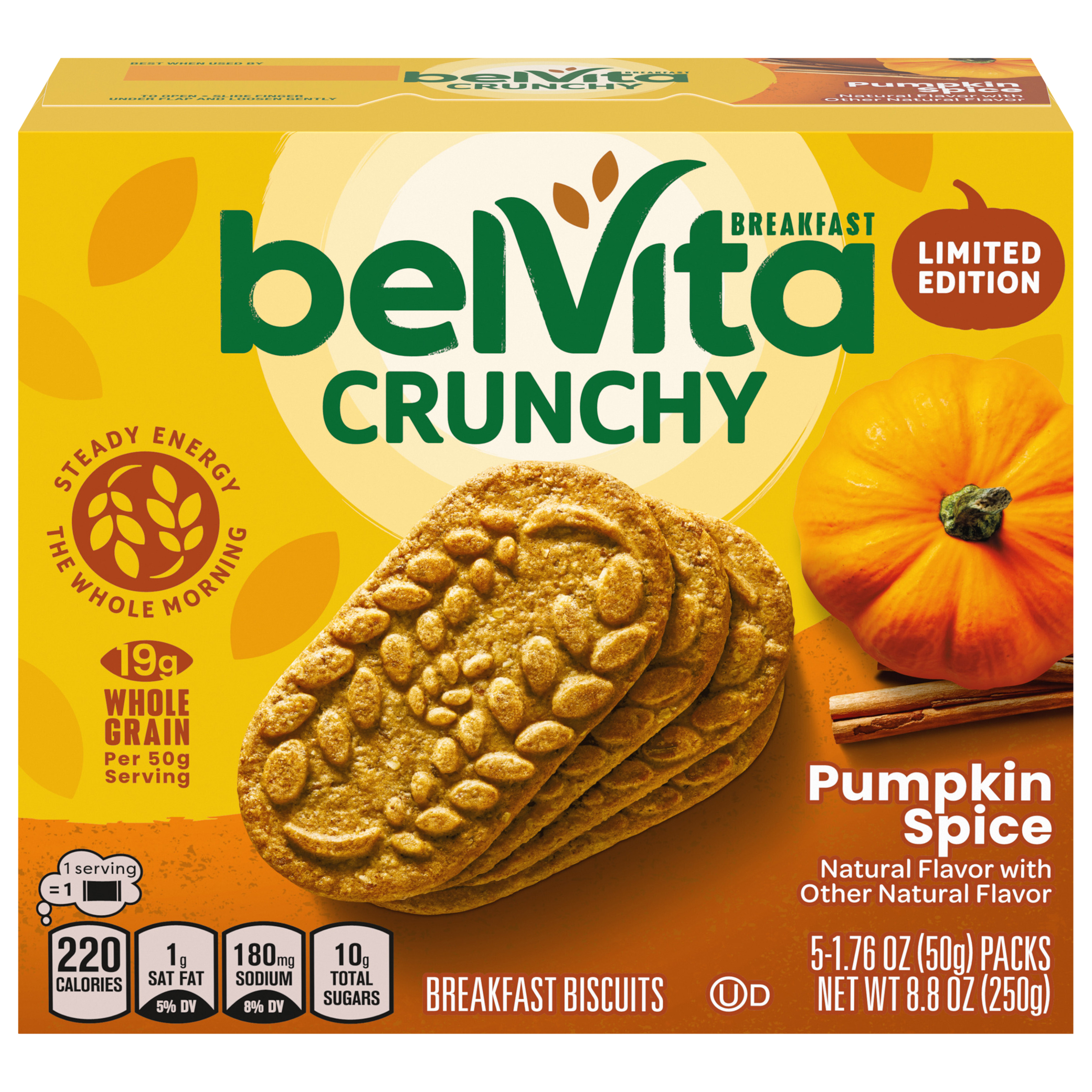Breakfast Biscuits, Pumpkin Spice, Crunchy